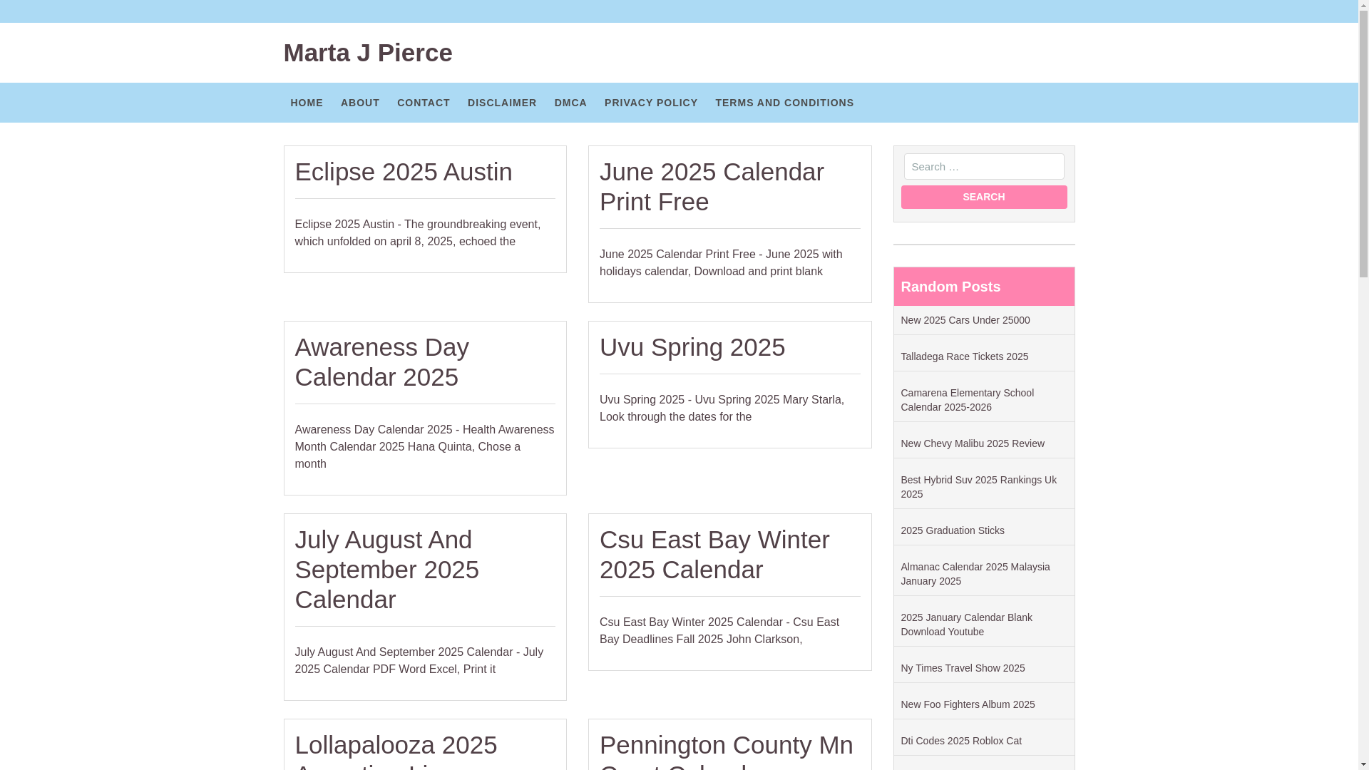 website screenshot of https://martajpiercee.pages.dev/