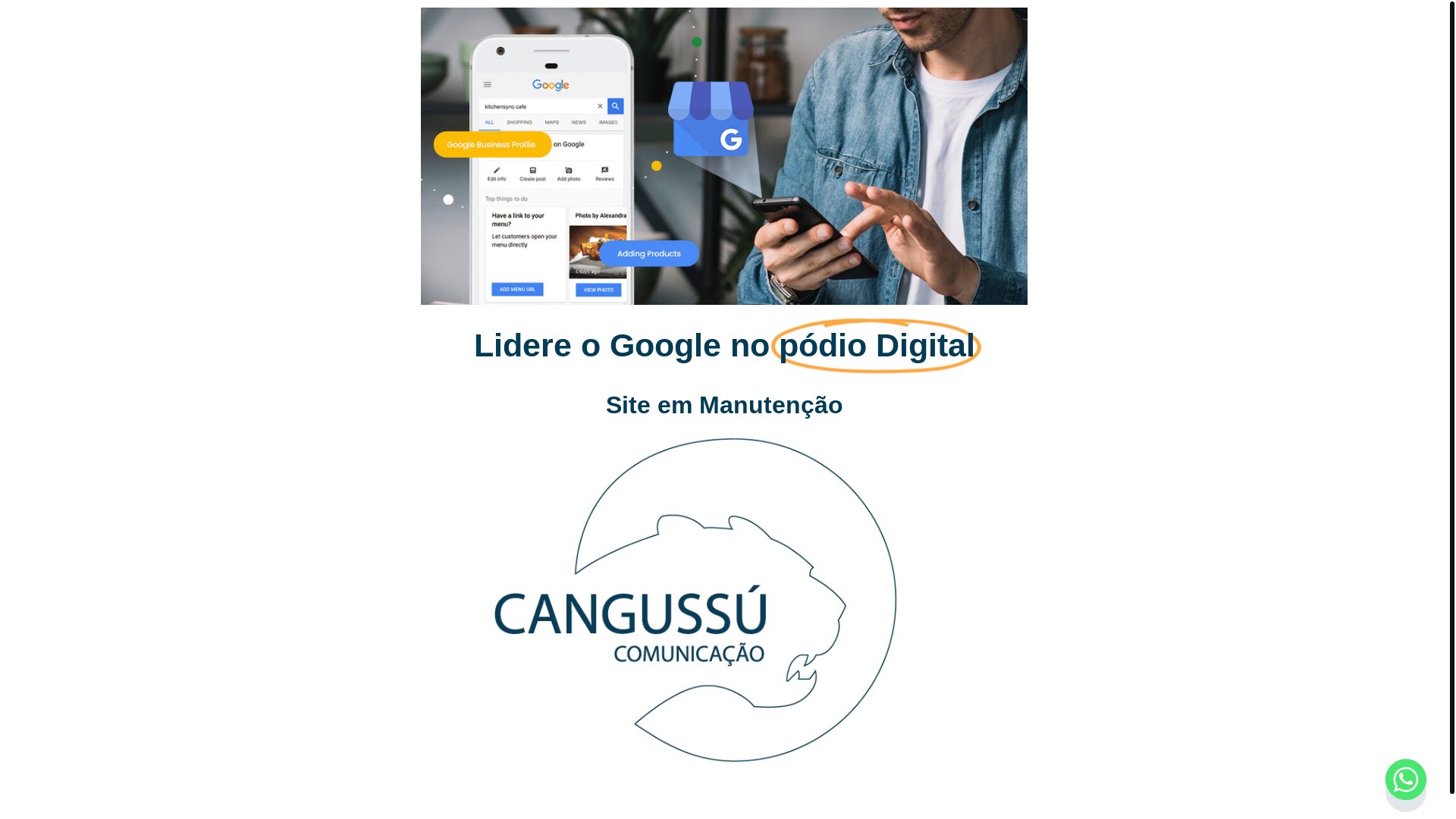 website screenshot of https://agcangussu.com.br/