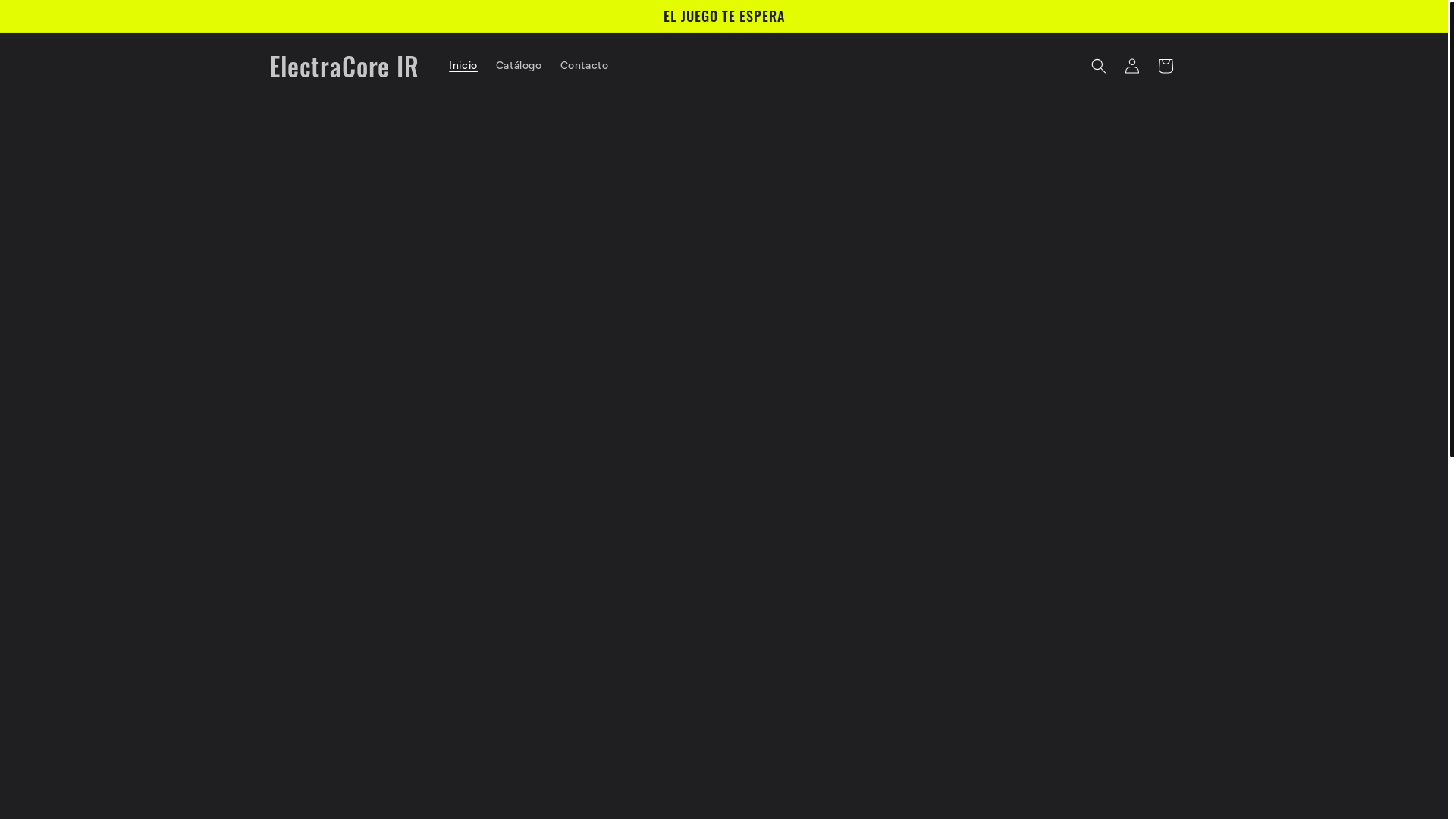 website screenshot of https://electracoreir.store/