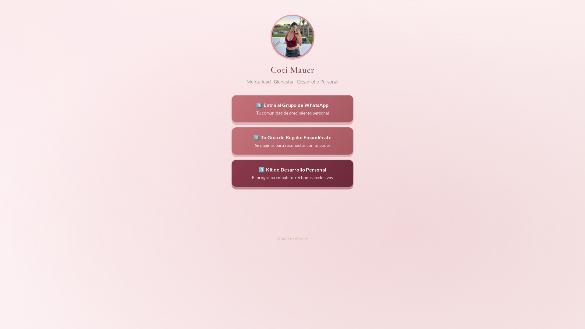 website screenshot of https://cotimauer.com/
