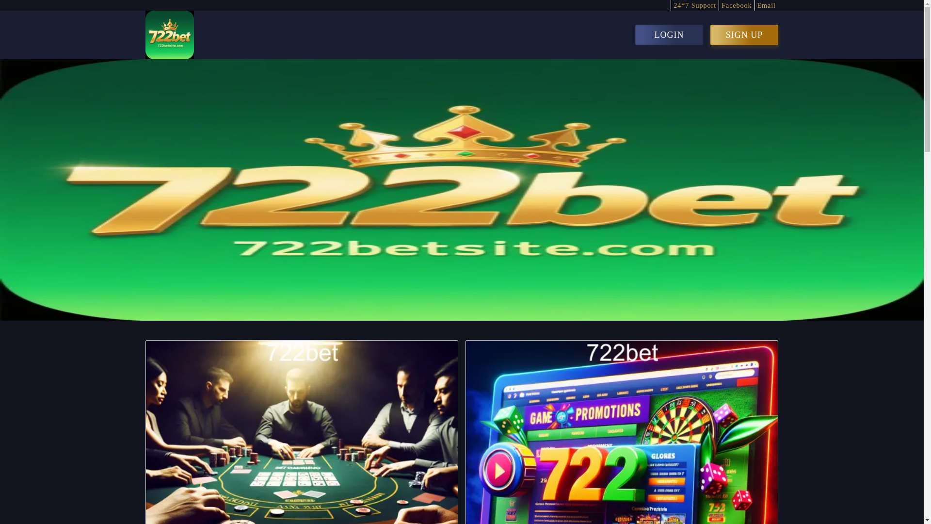 website screenshot of https://722betsite.com/