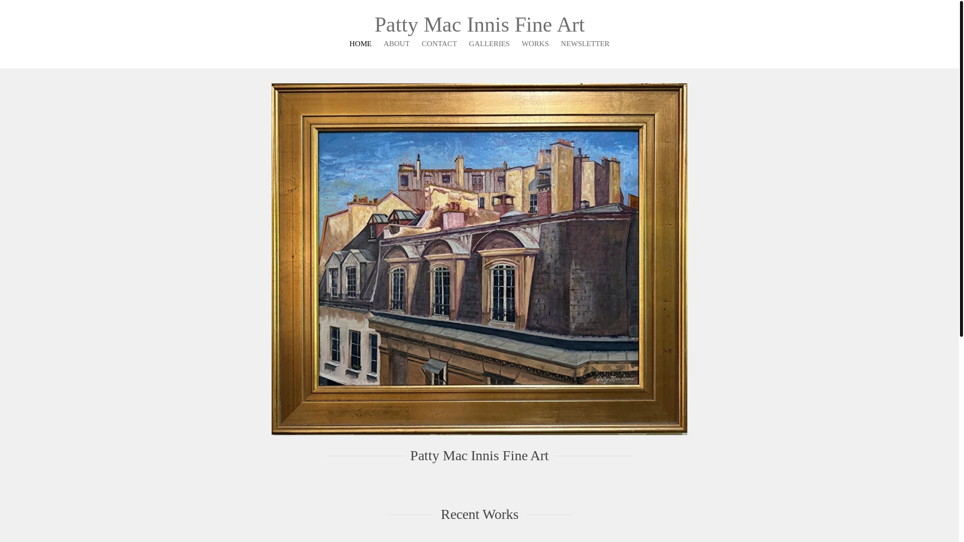 website screenshot of https://pattymacinnis.com/