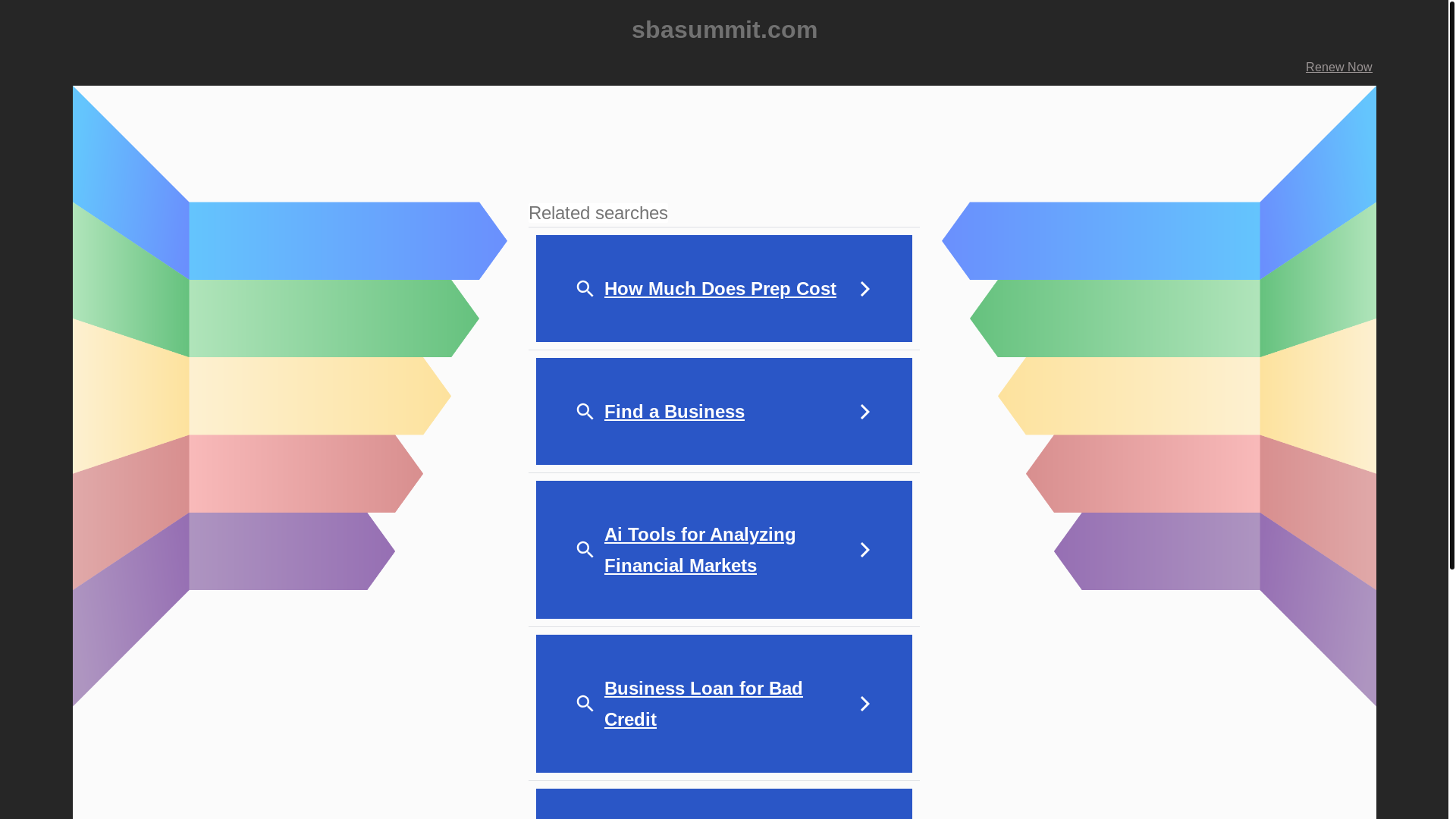 website screenshot of https://sbasummit.com/