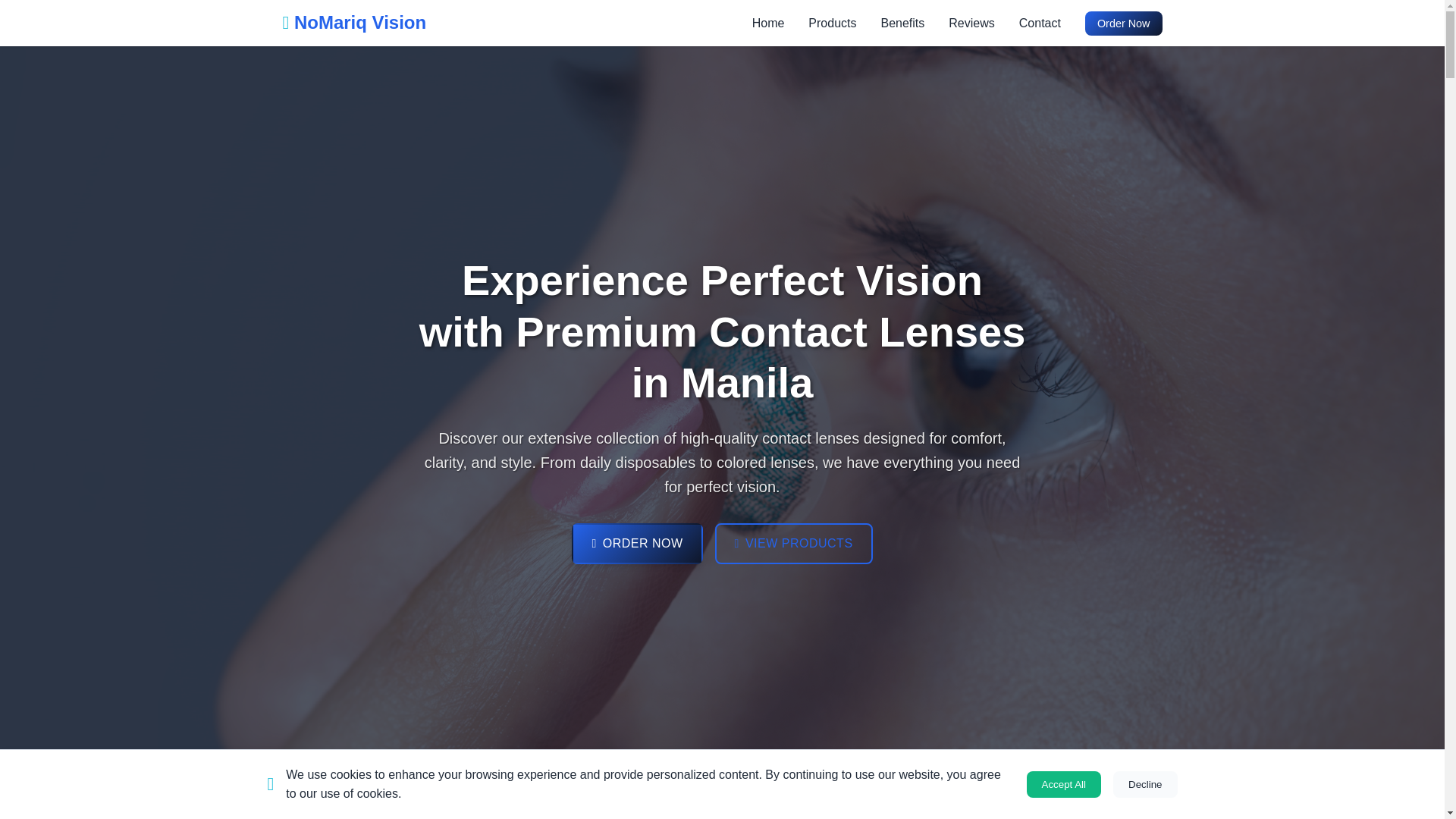 website screenshot of https://nomariq.org/