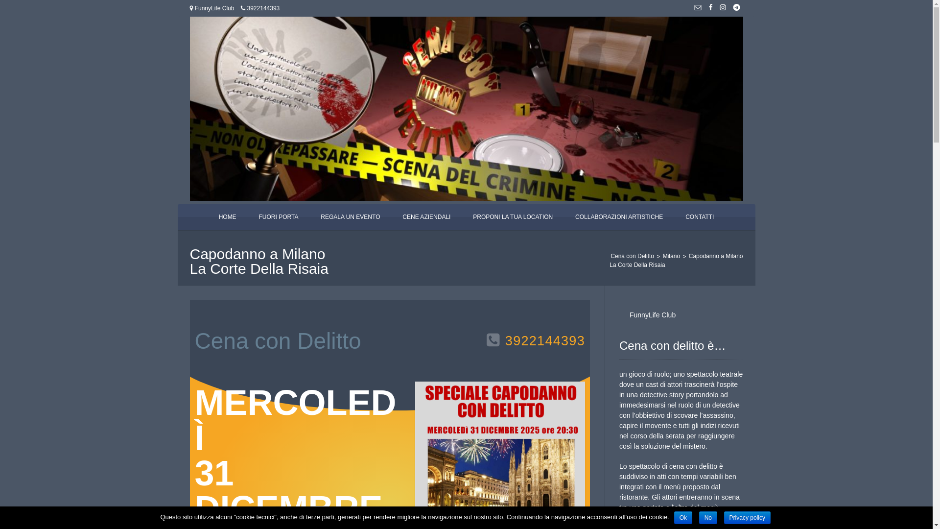 website screenshot of https://capodanno-con-delitto.it/