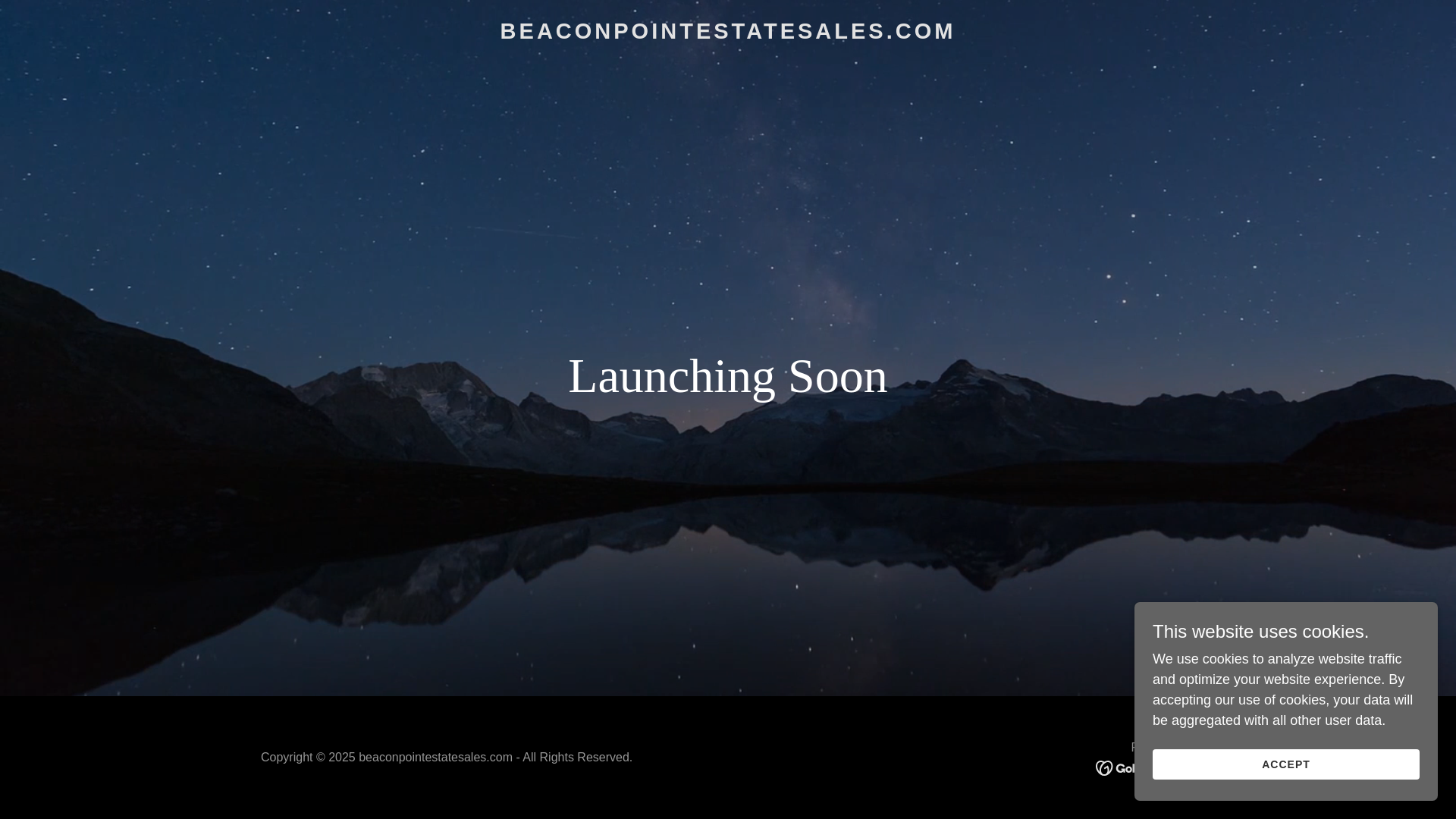 website screenshot of https://beaconpointestatesales.com/