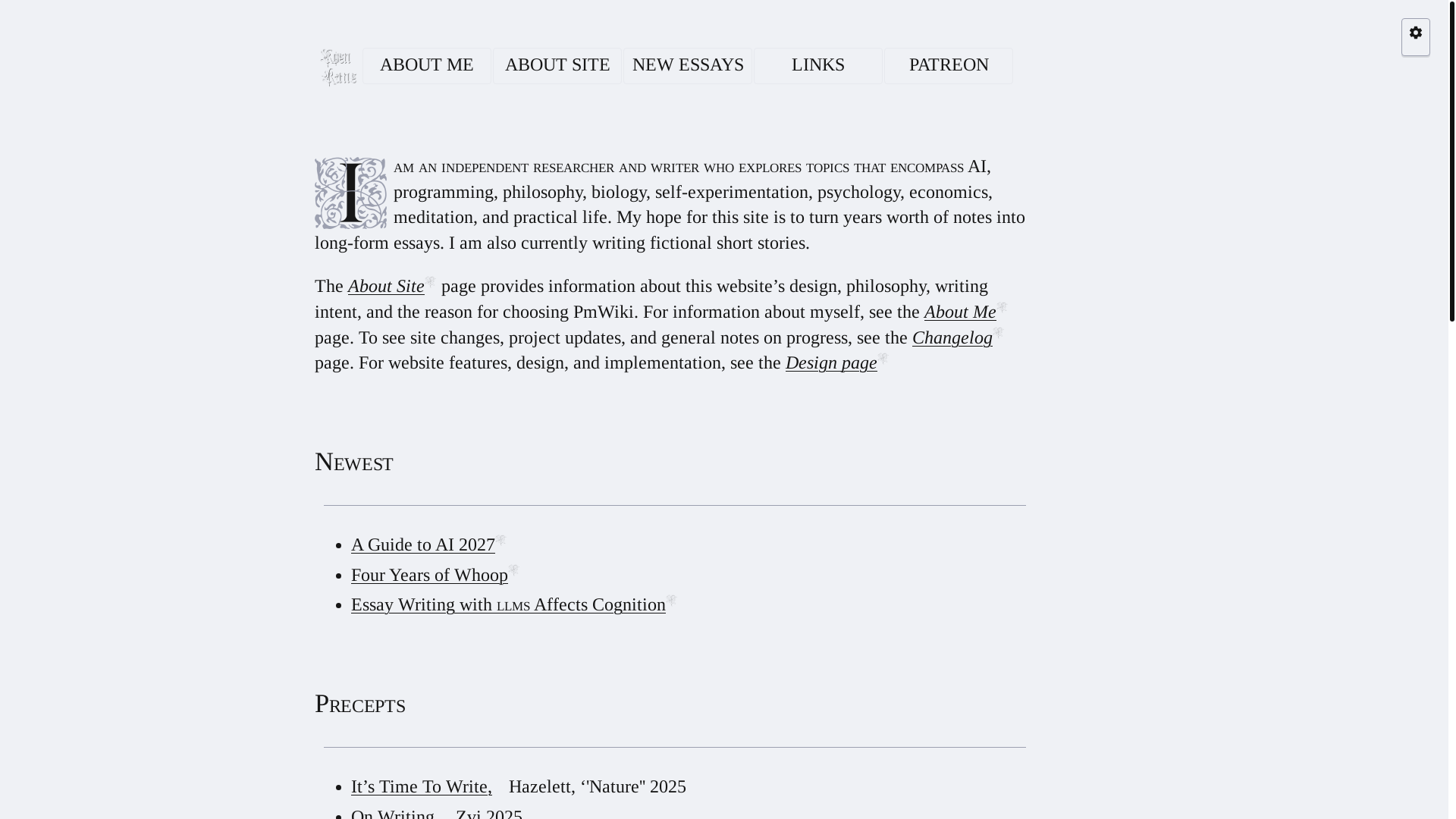 website screenshot of https://koenrane-xyz.pages.dev/