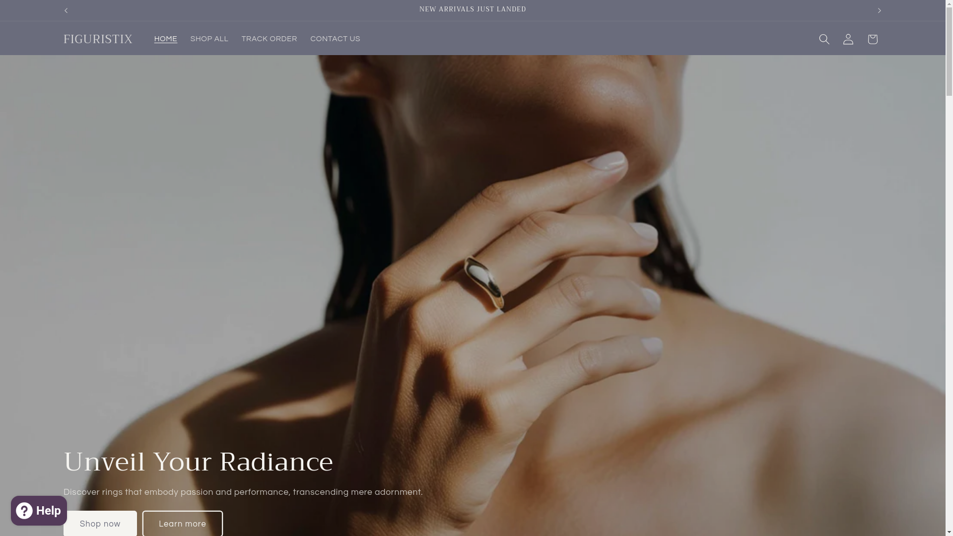 website screenshot of https://figuristix.store/