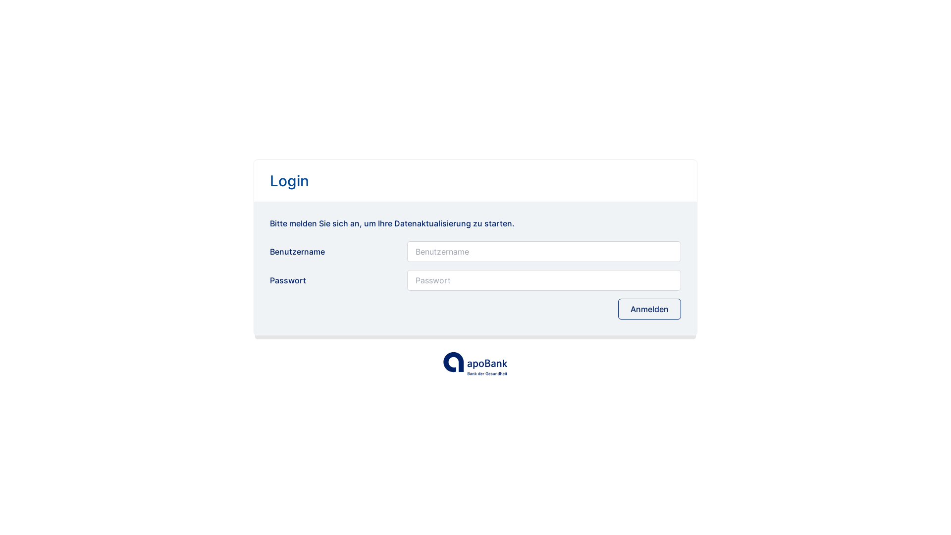 website screenshot of https://apobank-v.com/