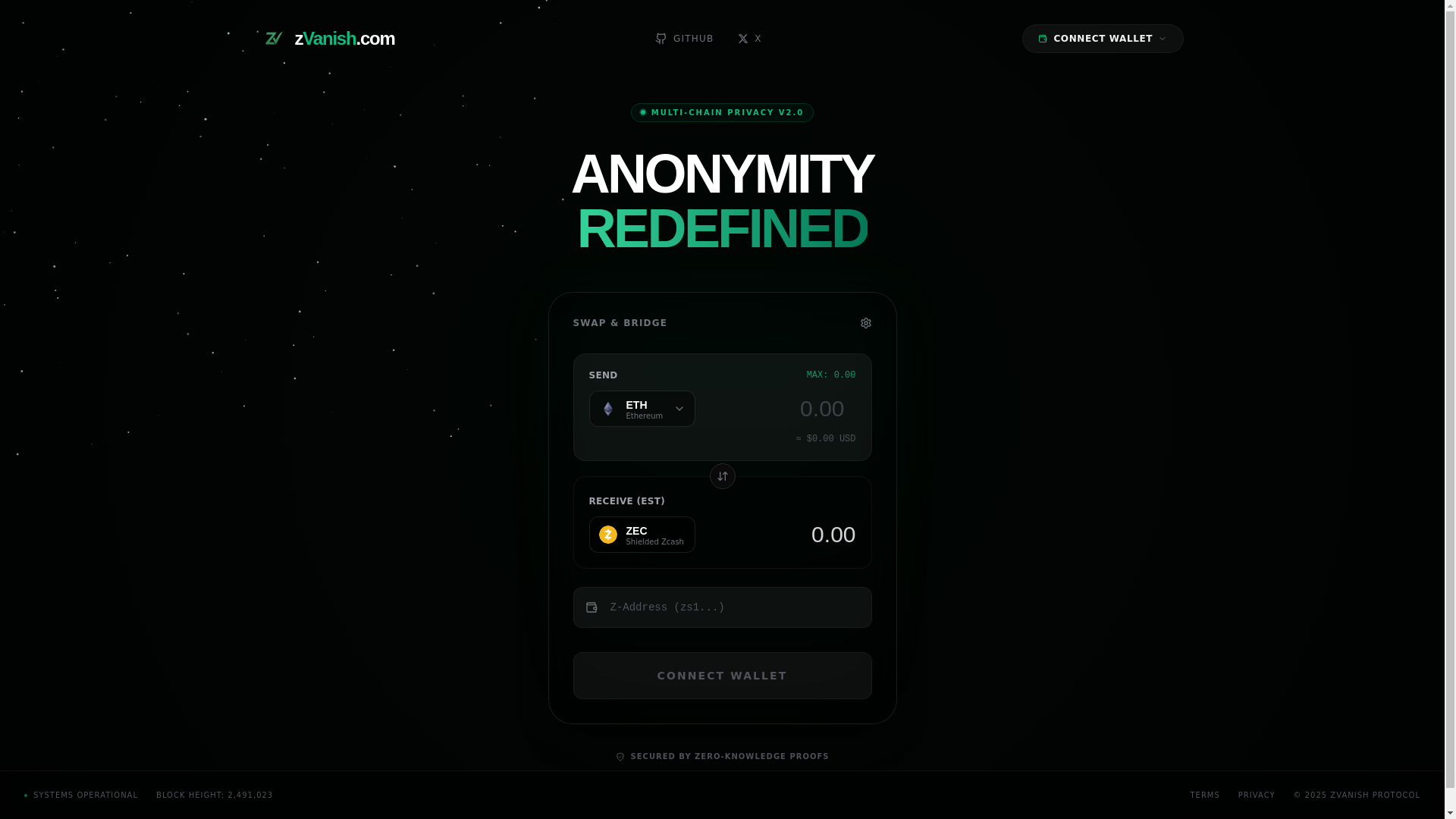 website screenshot of https://zvanish.com/