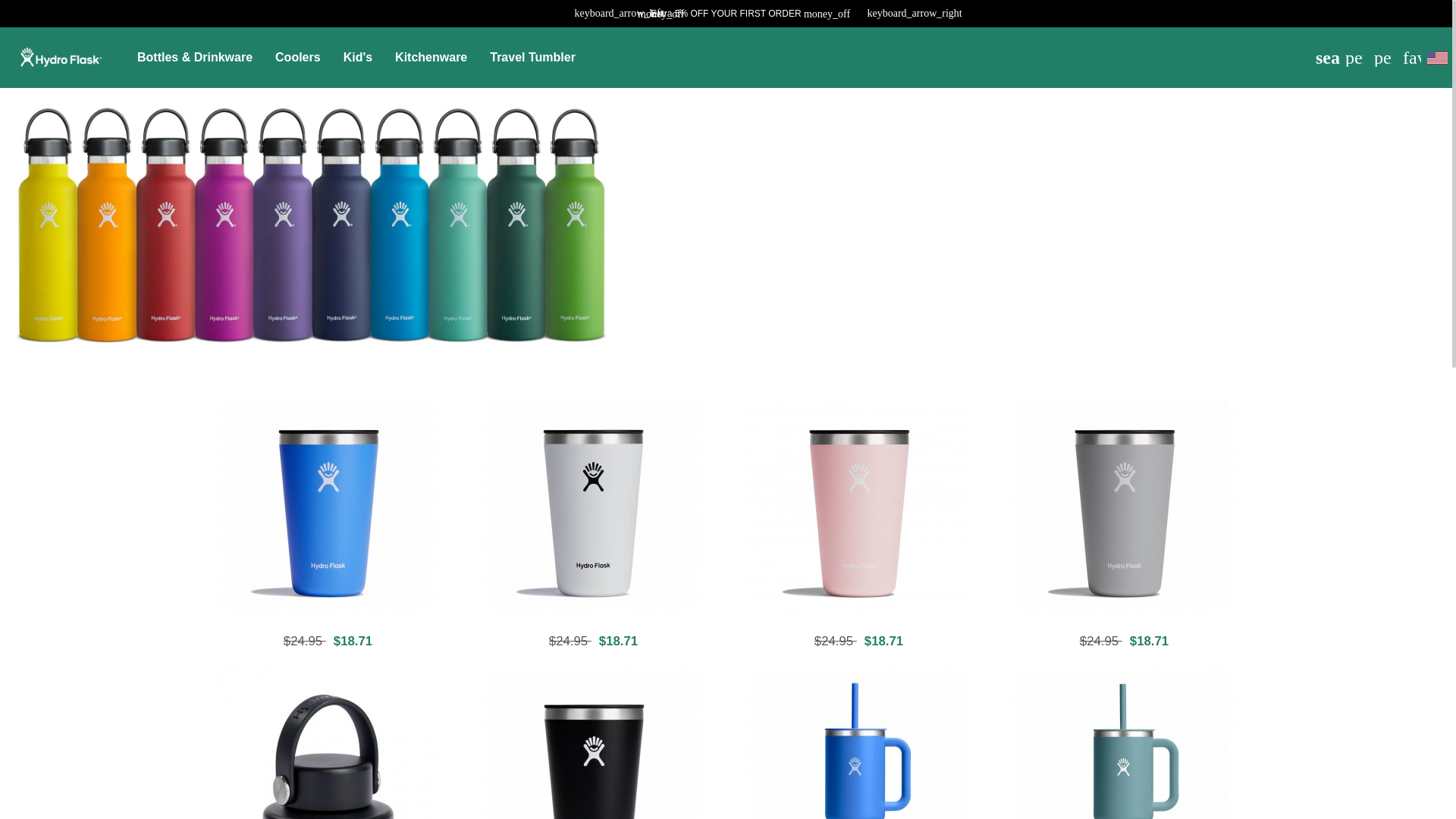 website screenshot of http://mail.hydroflaskoutlet.us.com/