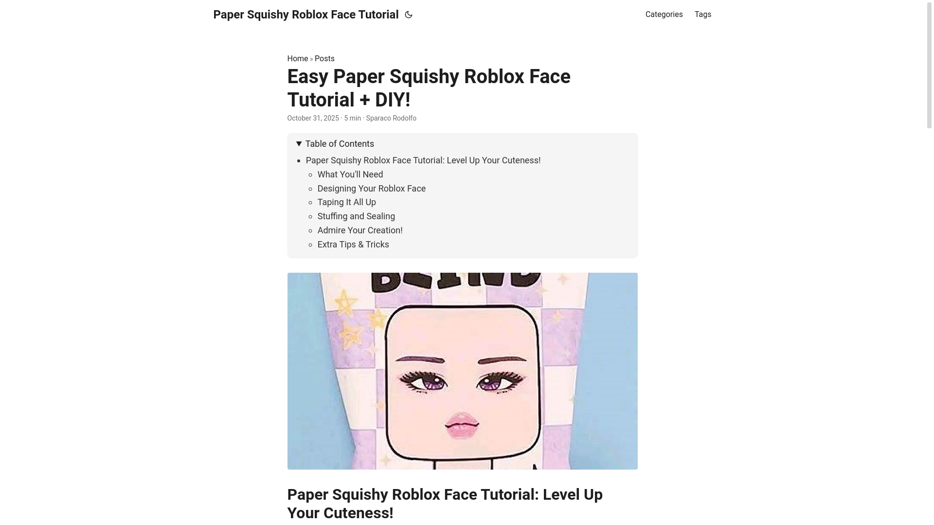 website screenshot of https://paper-squishy-roblox-face-tutorial.pages.dev/