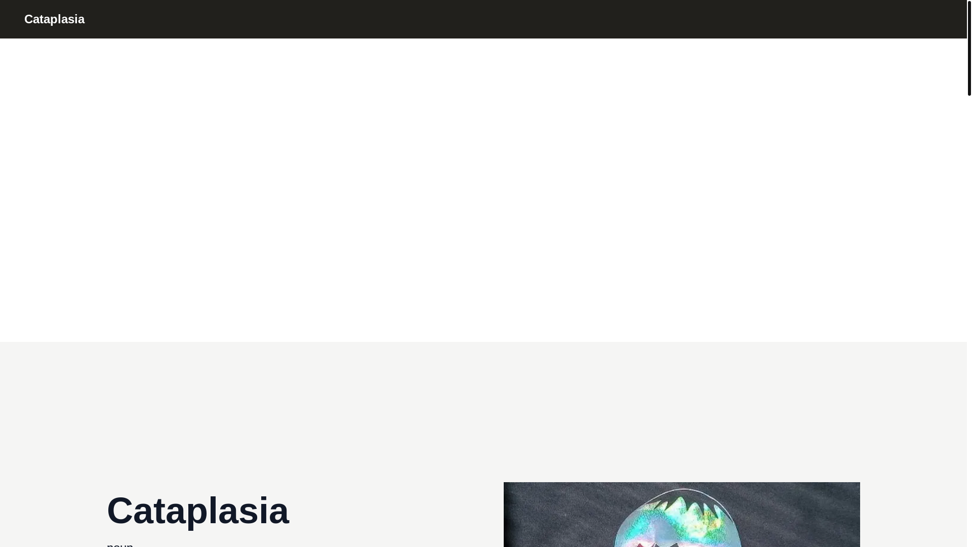 website screenshot of https://mycataplasia.com/