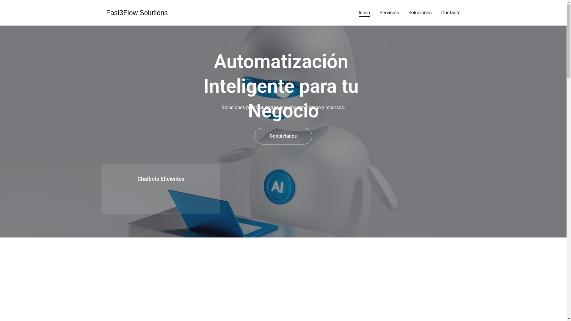 website screenshot of https://fast3flowsolutions.com/