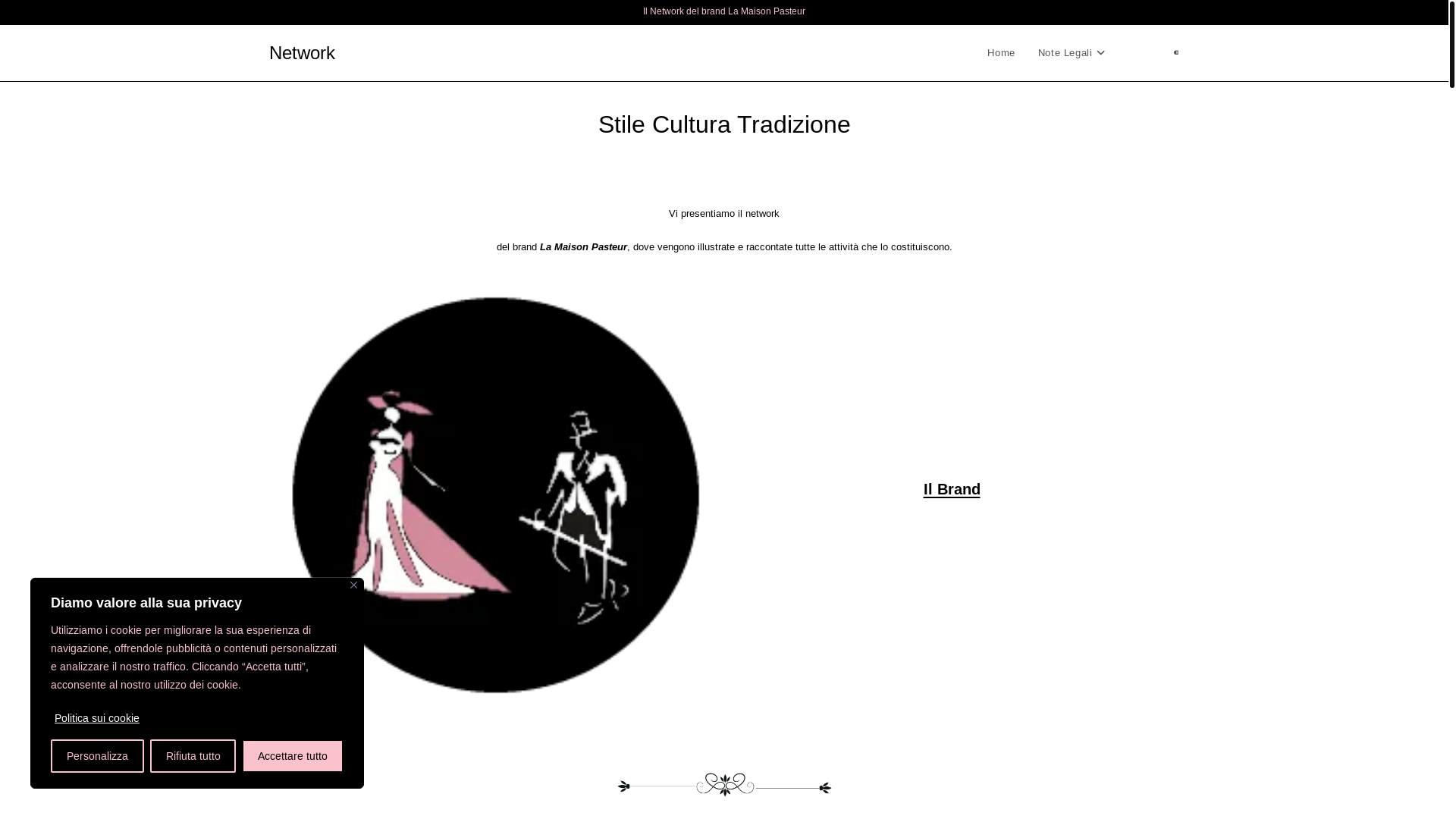 website screenshot of https://lamaisonpasteur.piemonte.it/