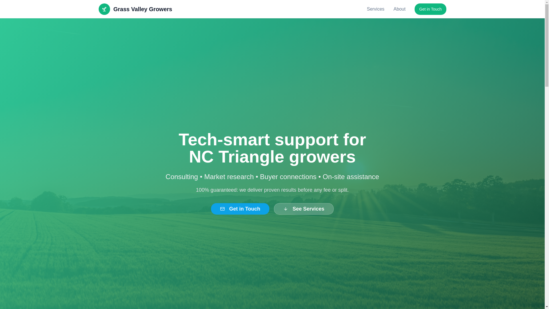website screenshot of https://grassvalleygrowers.net/