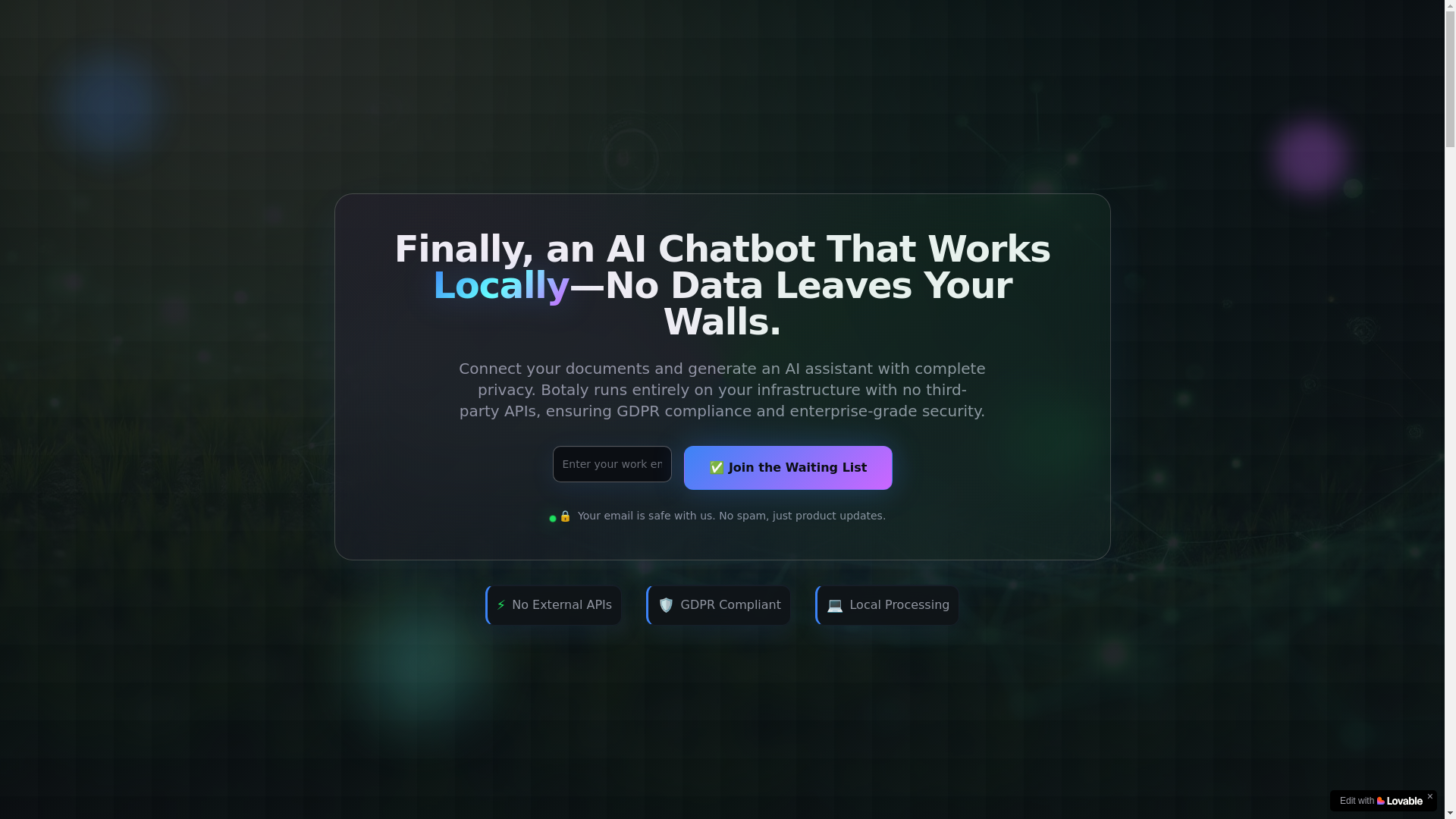 website screenshot of https://botaly.app/