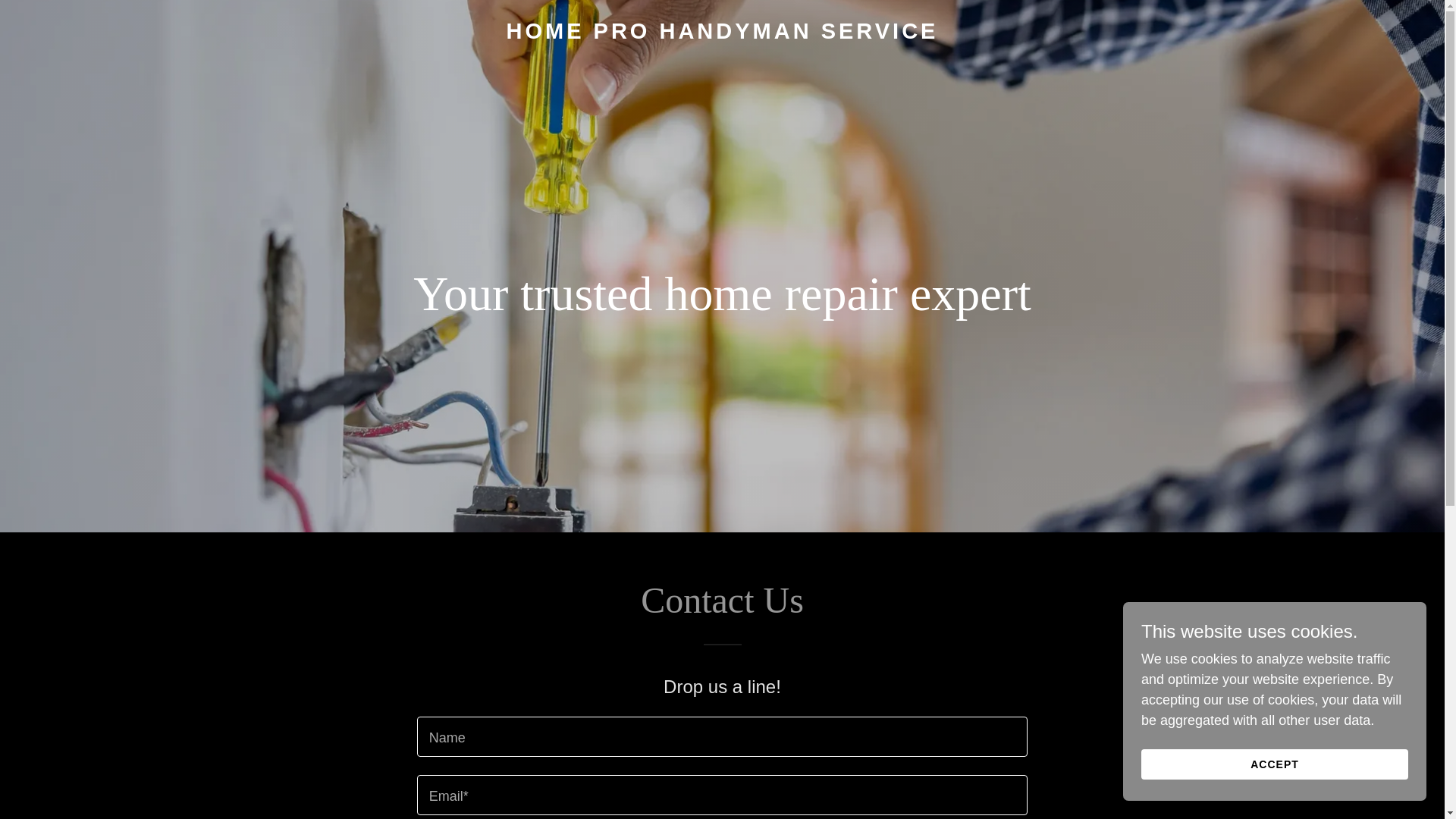 website screenshot of https://homeprohandymanservice.com/