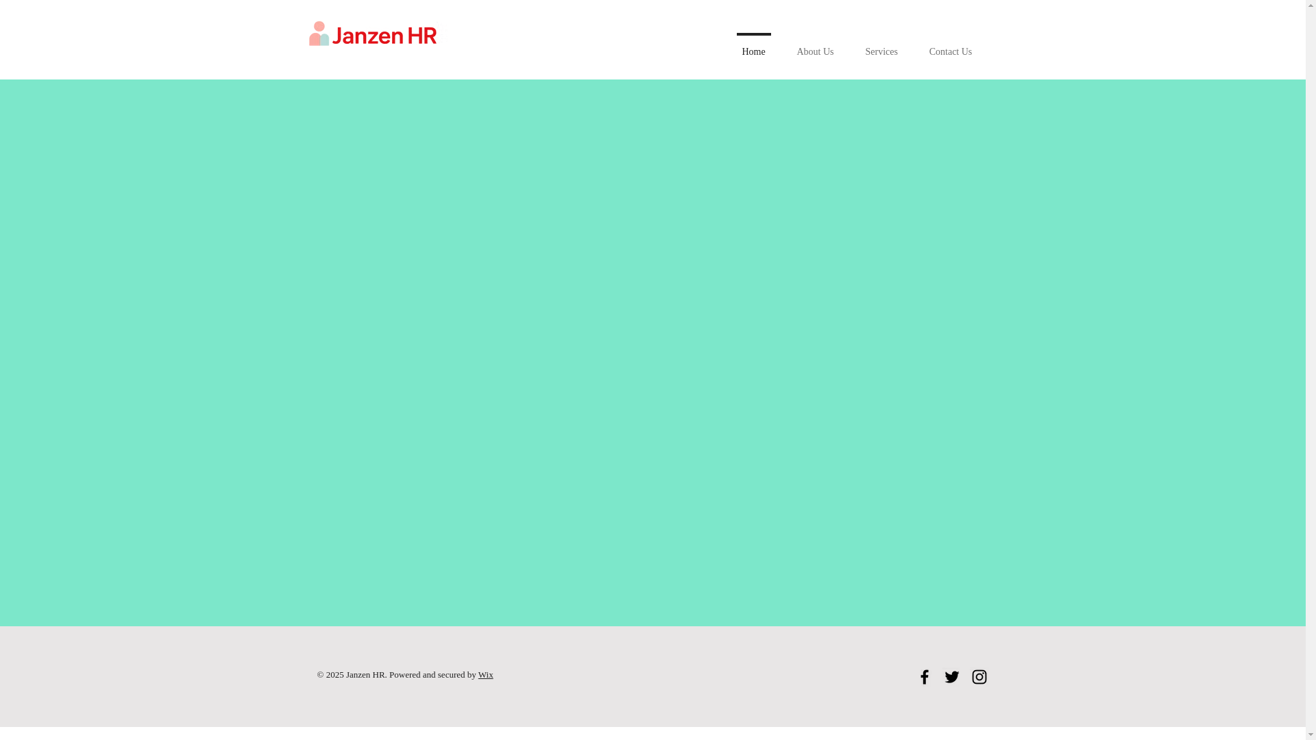 website screenshot of https://janzenhr.com/