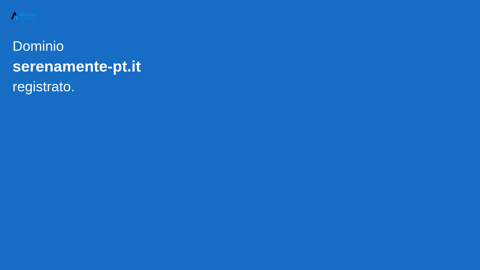 website screenshot of https://serenamente-pt.it/