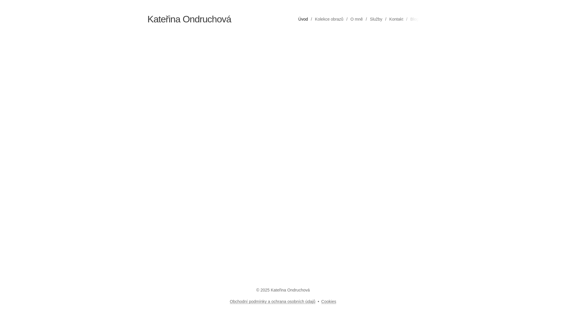 website screenshot of https://kaatiaondruch.cz/