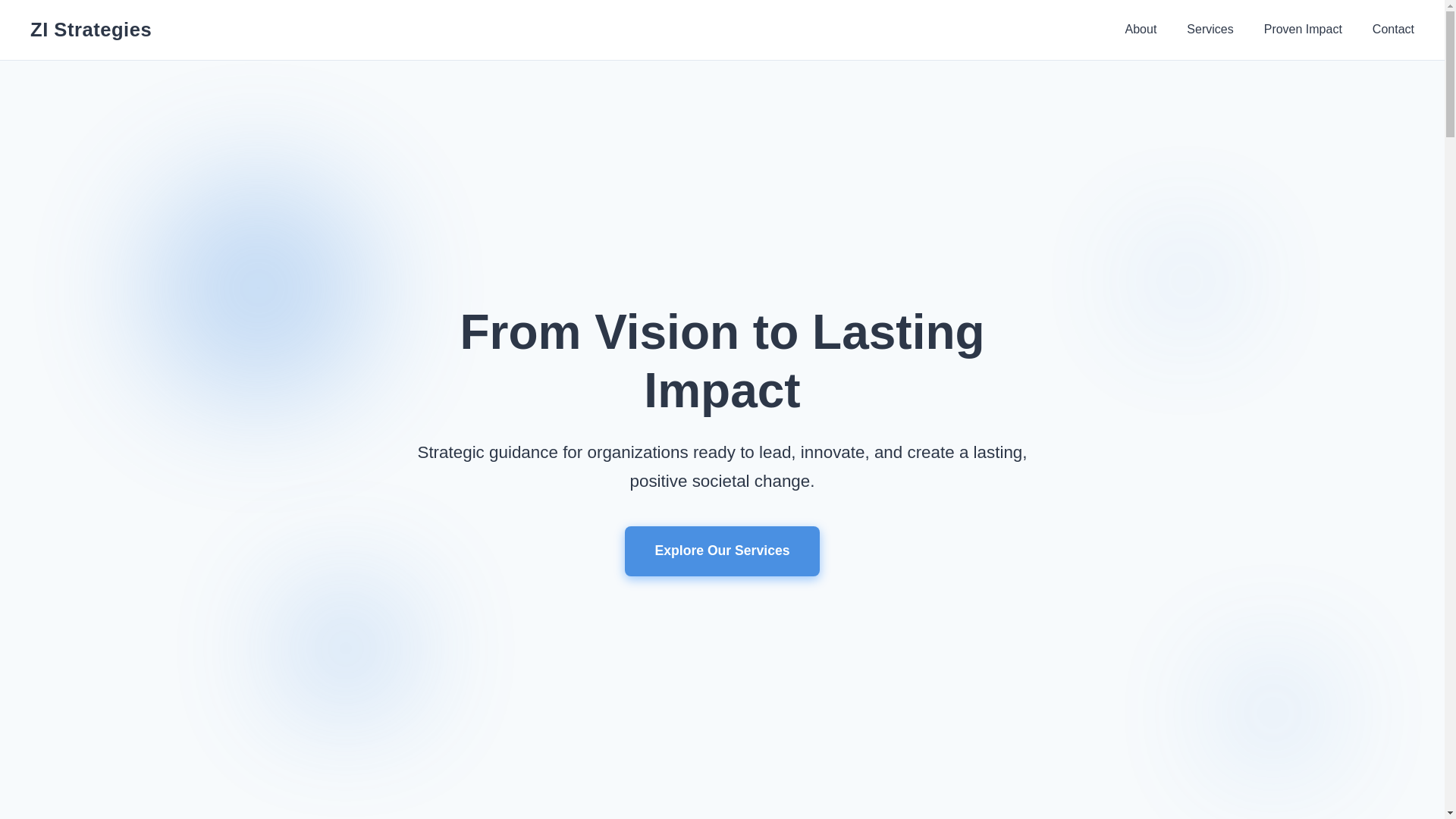 website screenshot of https://zistrategies.com/