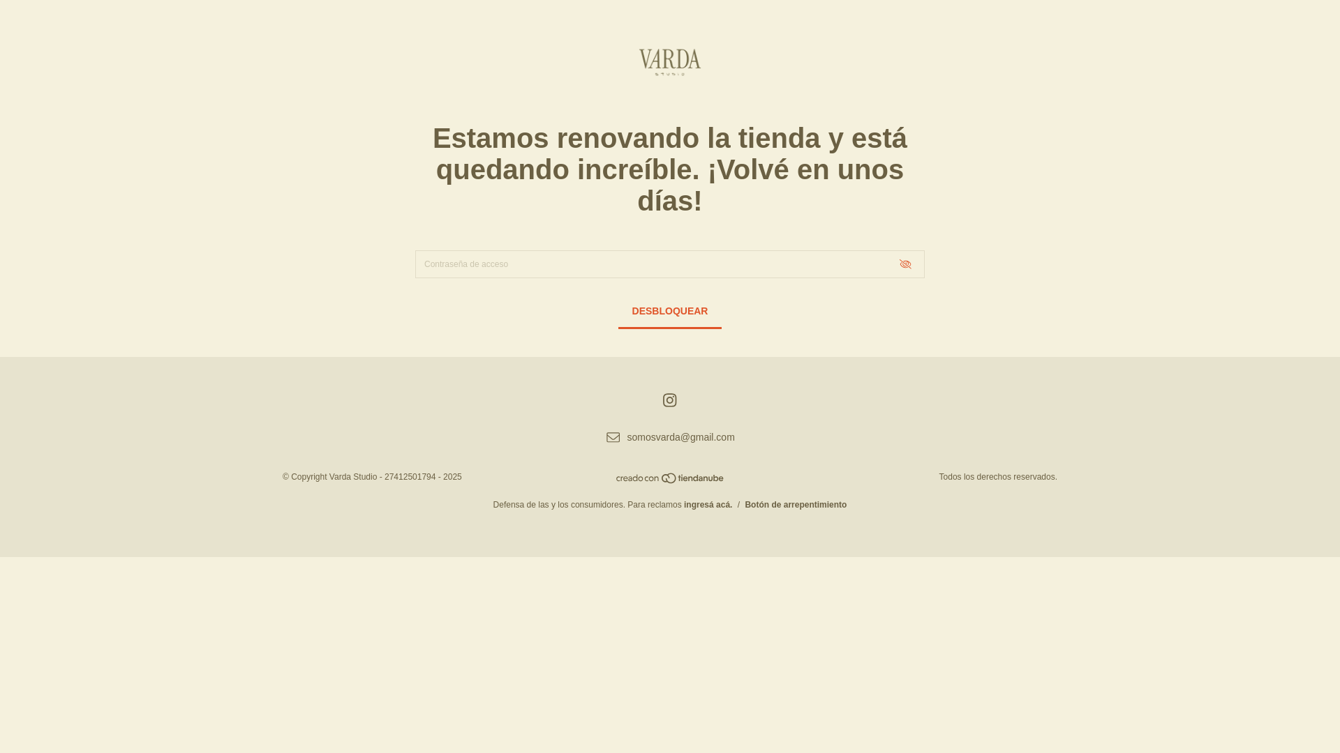 website screenshot of https://vardastudio.com.ar/