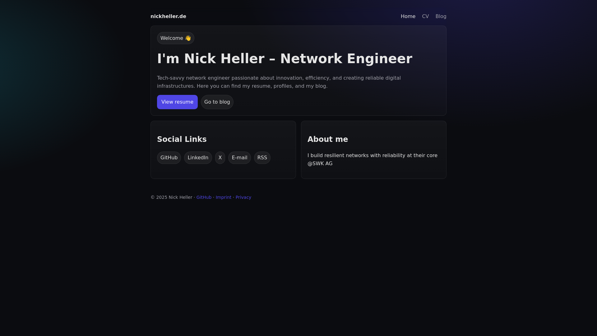 website screenshot of https://nickheller-de.pages.dev/