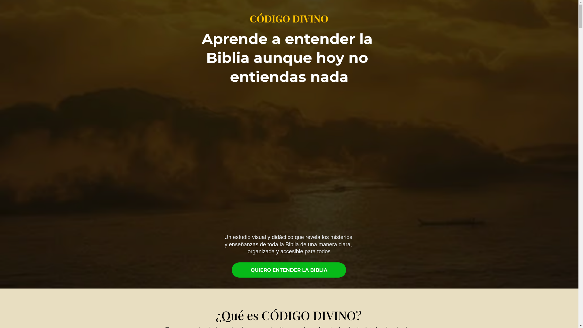 website screenshot of https://codigosdivino.com/