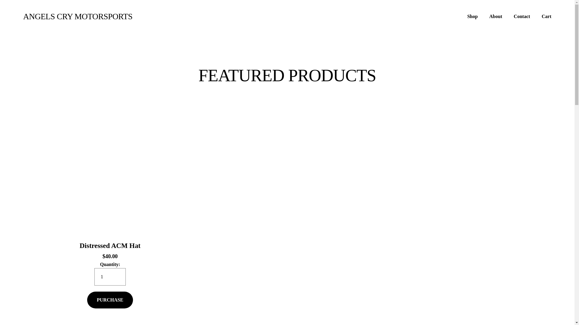 website screenshot of https://angelscrymotorsports.com/