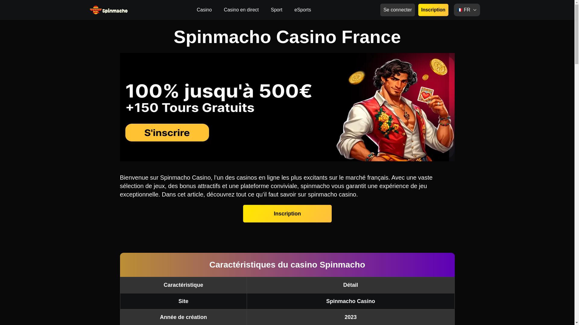 website screenshot of https://spinmachocasino-fr-11123-7sq.pages.dev/