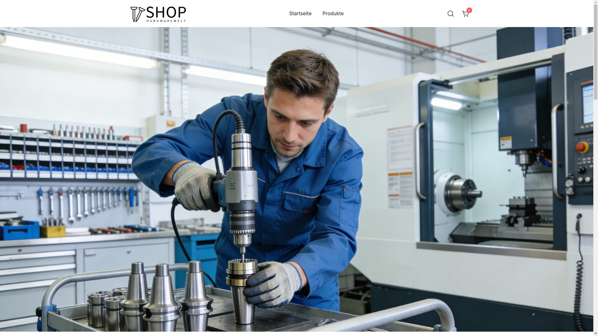 website screenshot of https://hardwareweltshop.com/