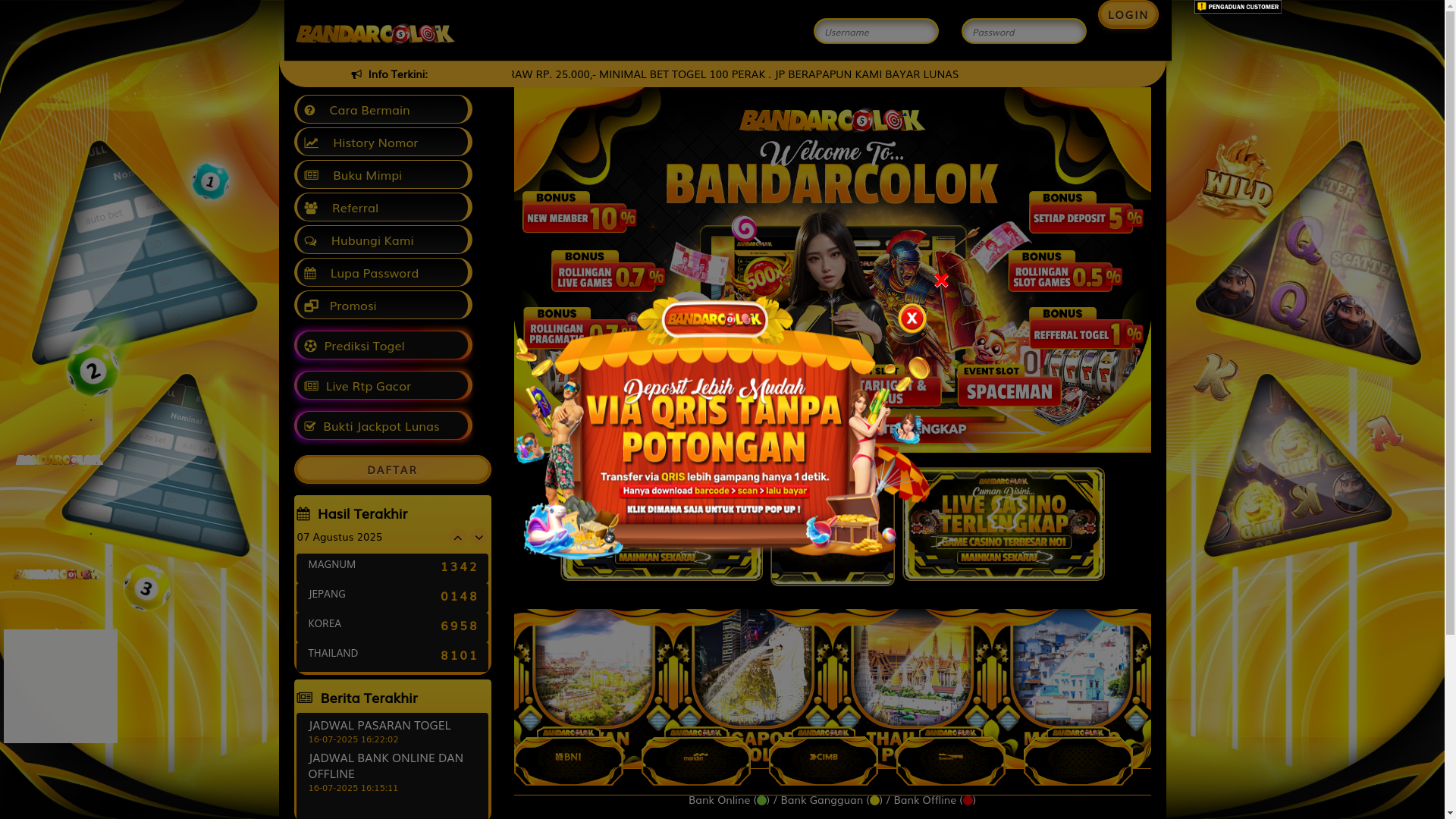 website screenshot of https://coloksibolga.com/