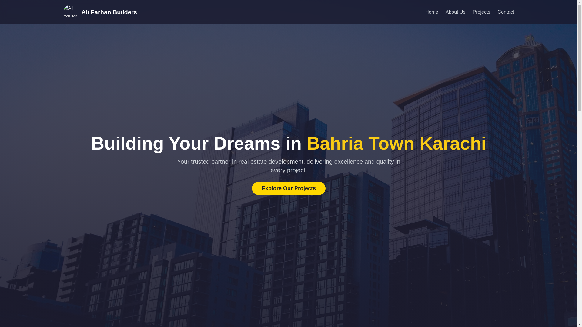 website screenshot of https://ali-farhan.pages.dev/