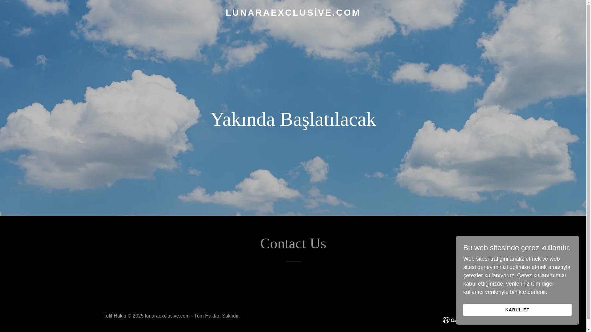 website screenshot of https://lunaraexclusive.com/