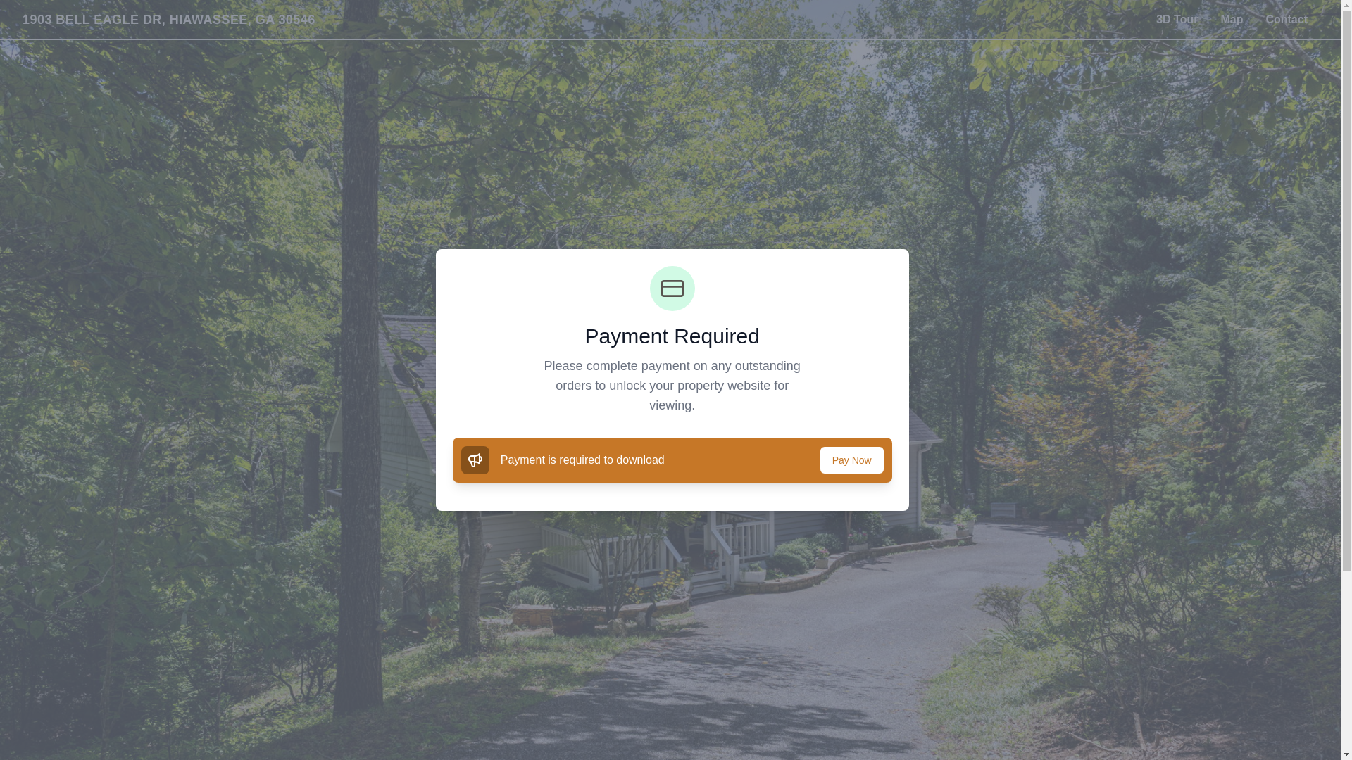 website screenshot of https://1903belleagledr-hiawassee.com/