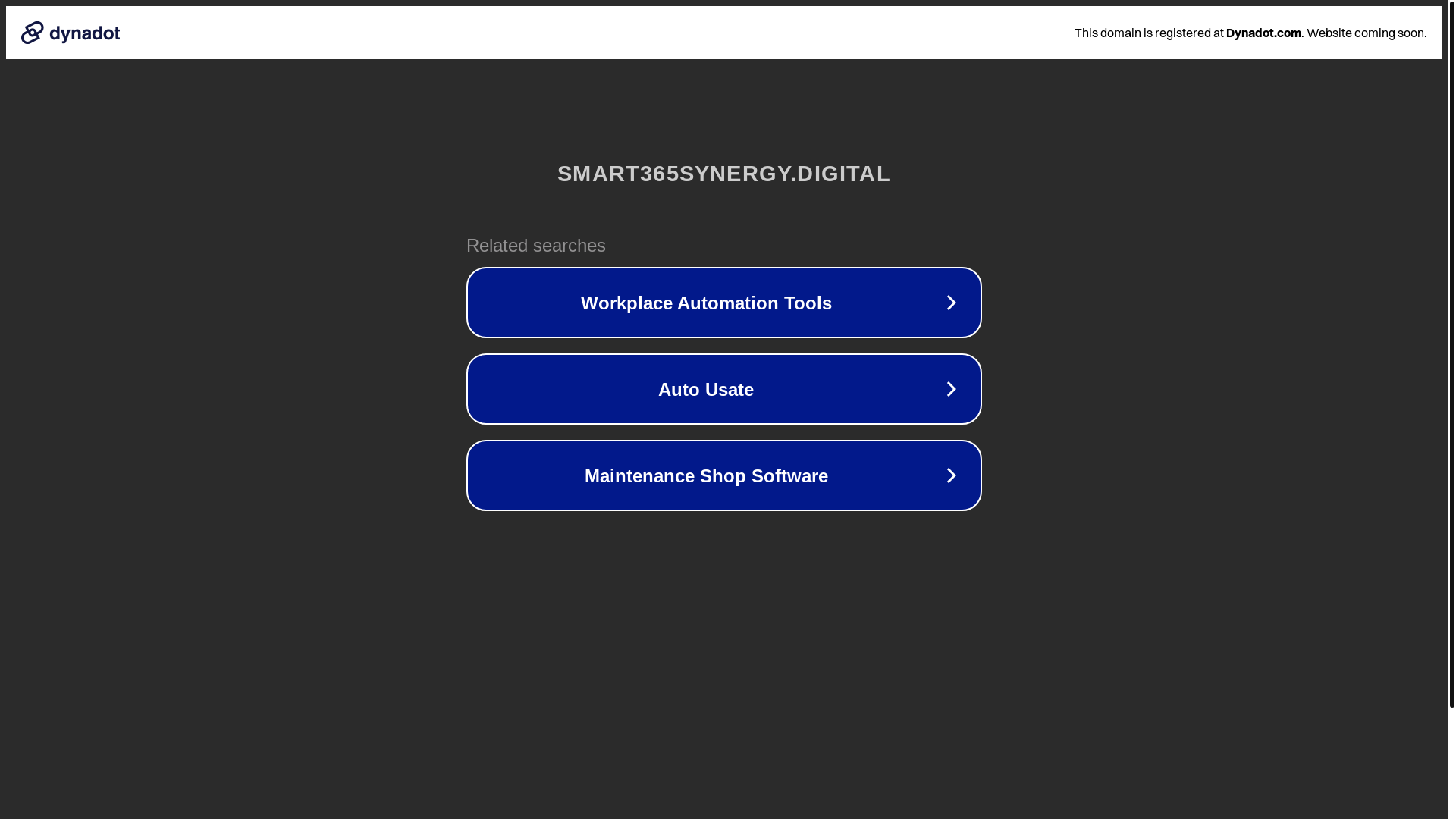 website screenshot of https://smart365synergy.digital/