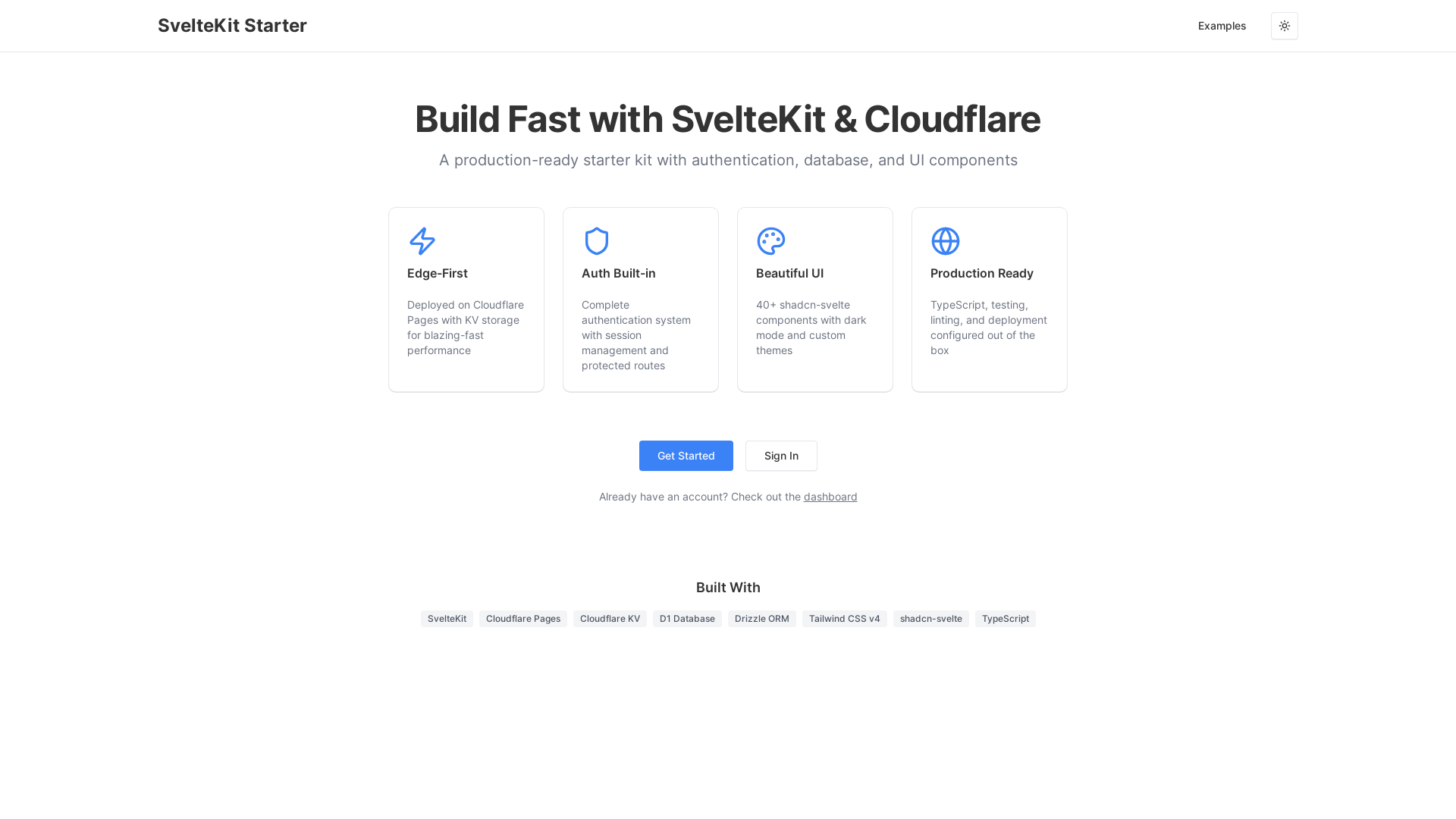 website screenshot of https://wallet-saas-frontend.pages.dev/