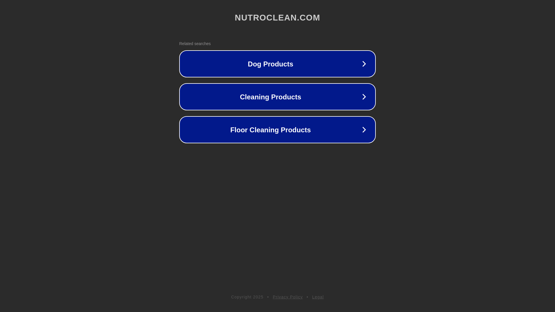 website screenshot of https://nutroclean.com/