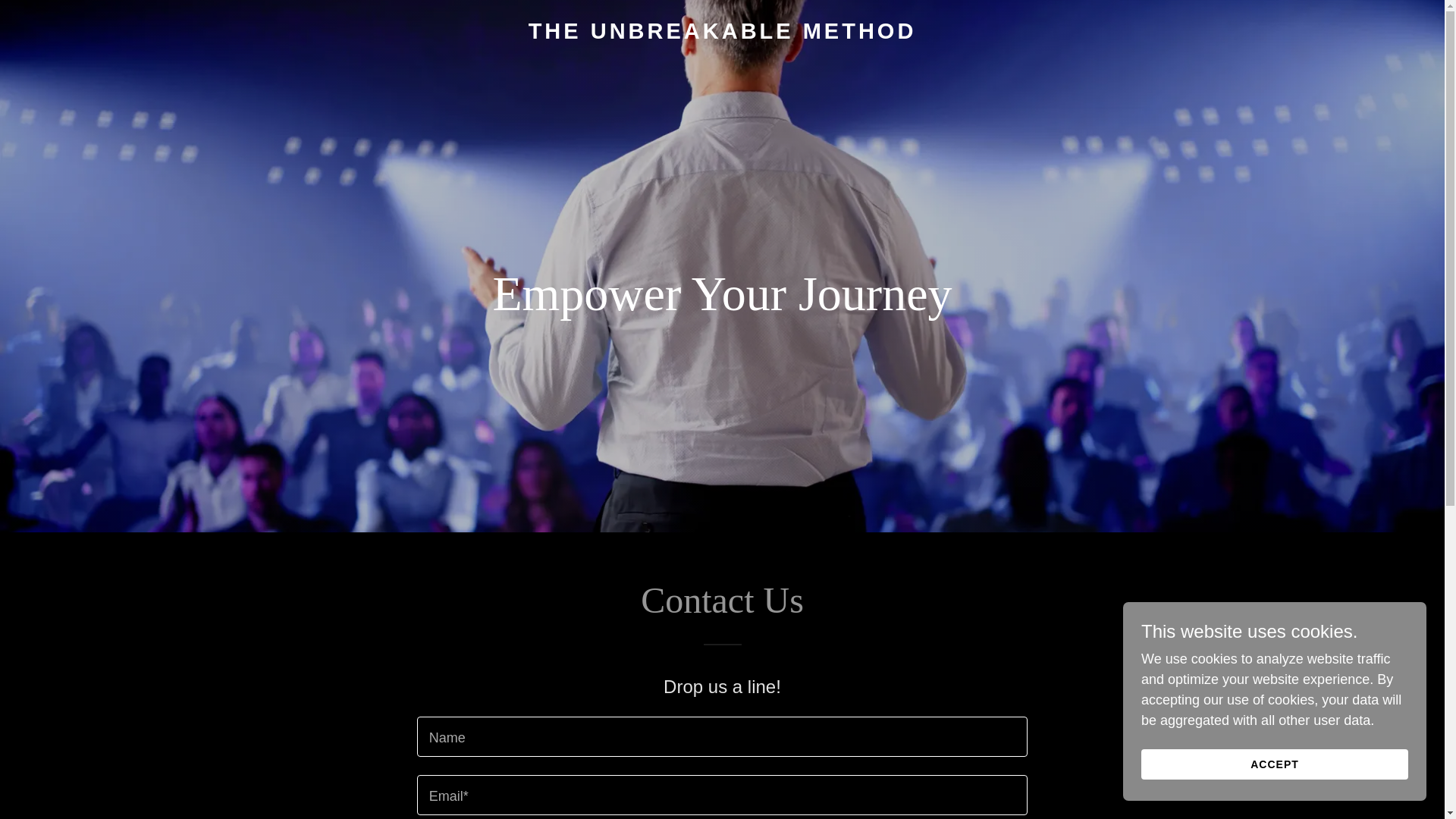website screenshot of https://unbreakableimpact.com/