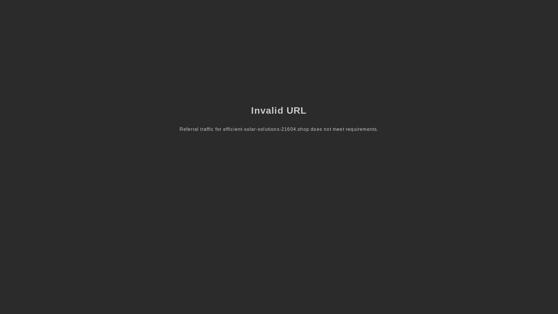 website screenshot of https://efficient-solar-solutions-21604.shop/