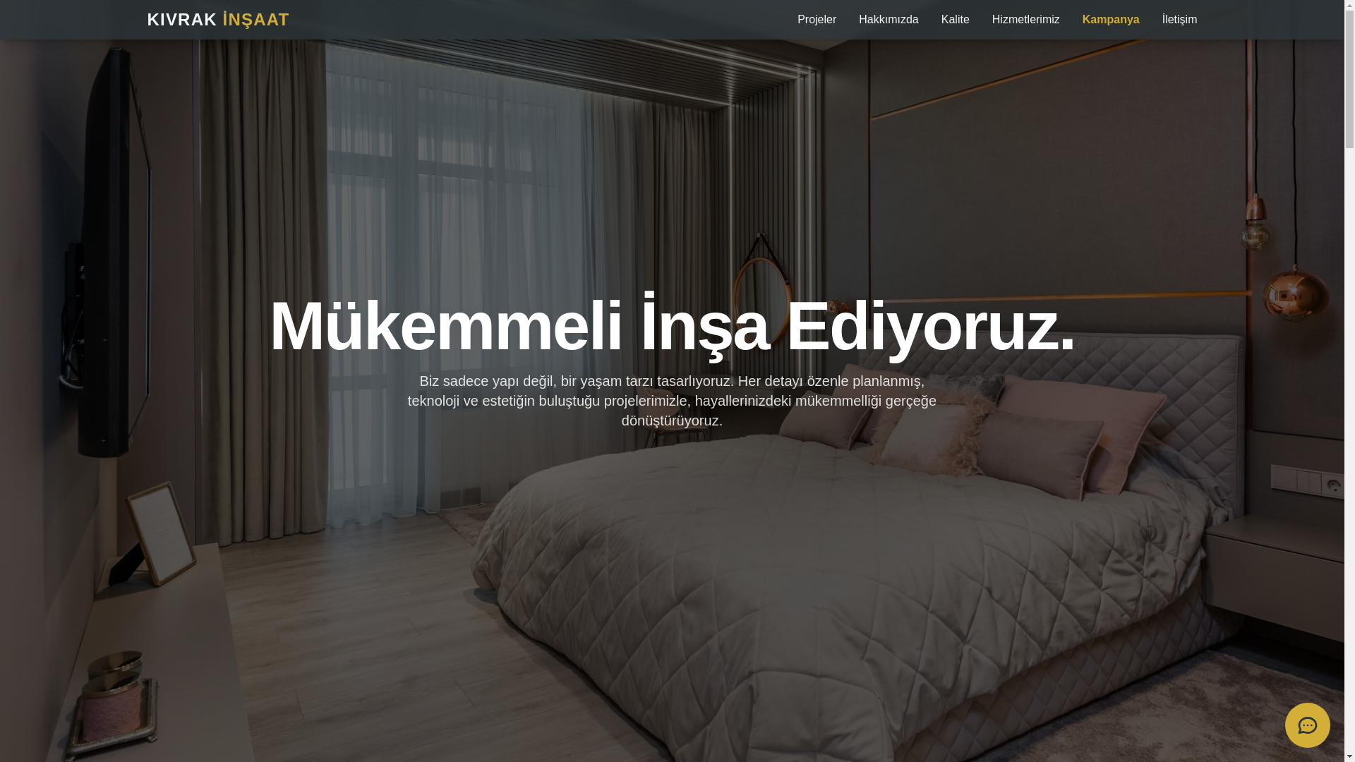 website screenshot of https://kivrak-insaat.pages.dev/