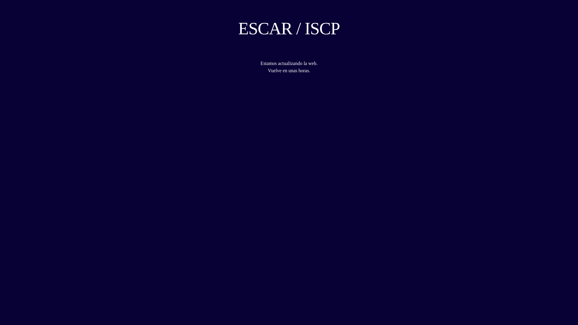 website screenshot of https://escariscp.com/