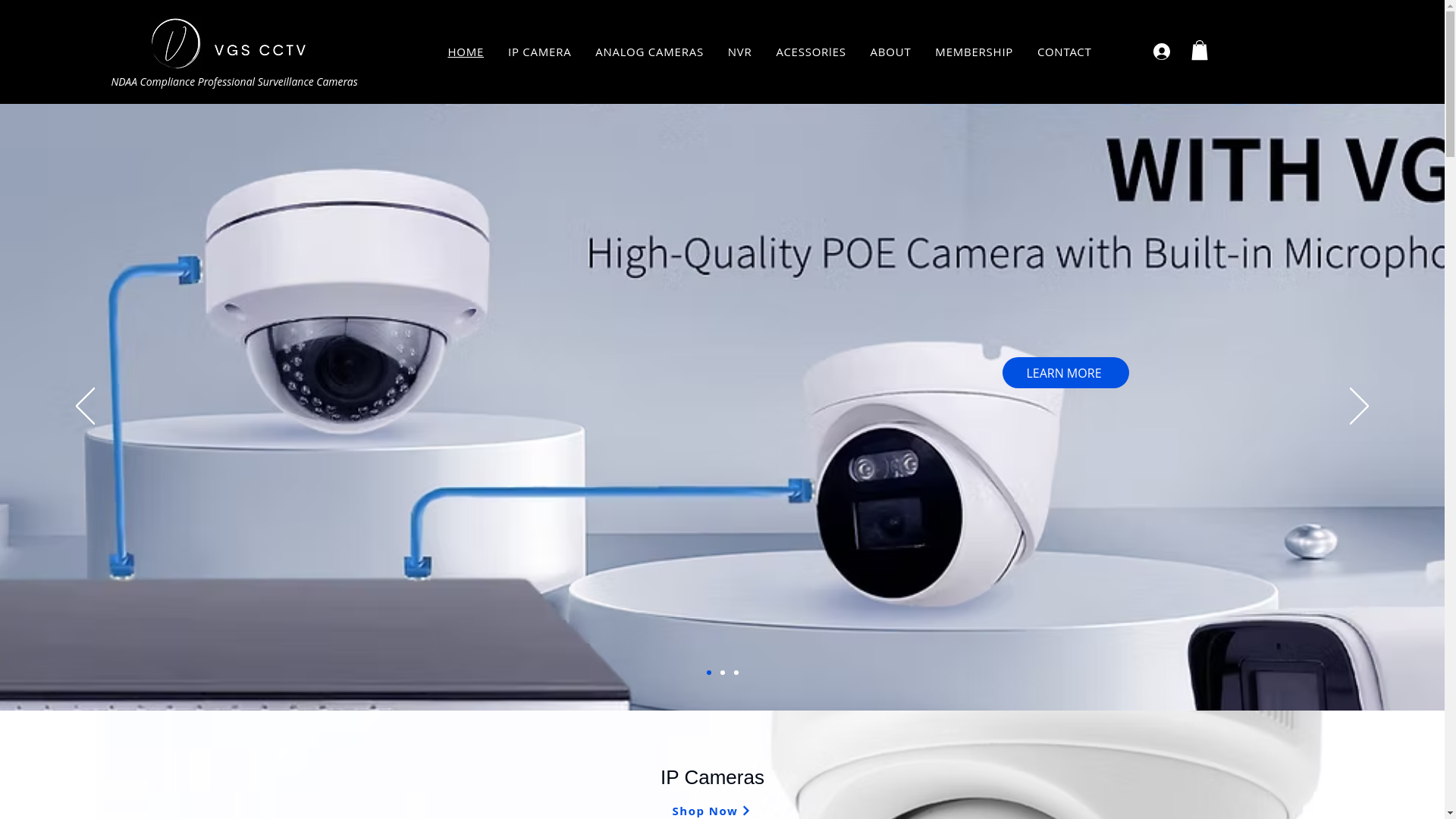 website screenshot of https://vgs-cctv.com/