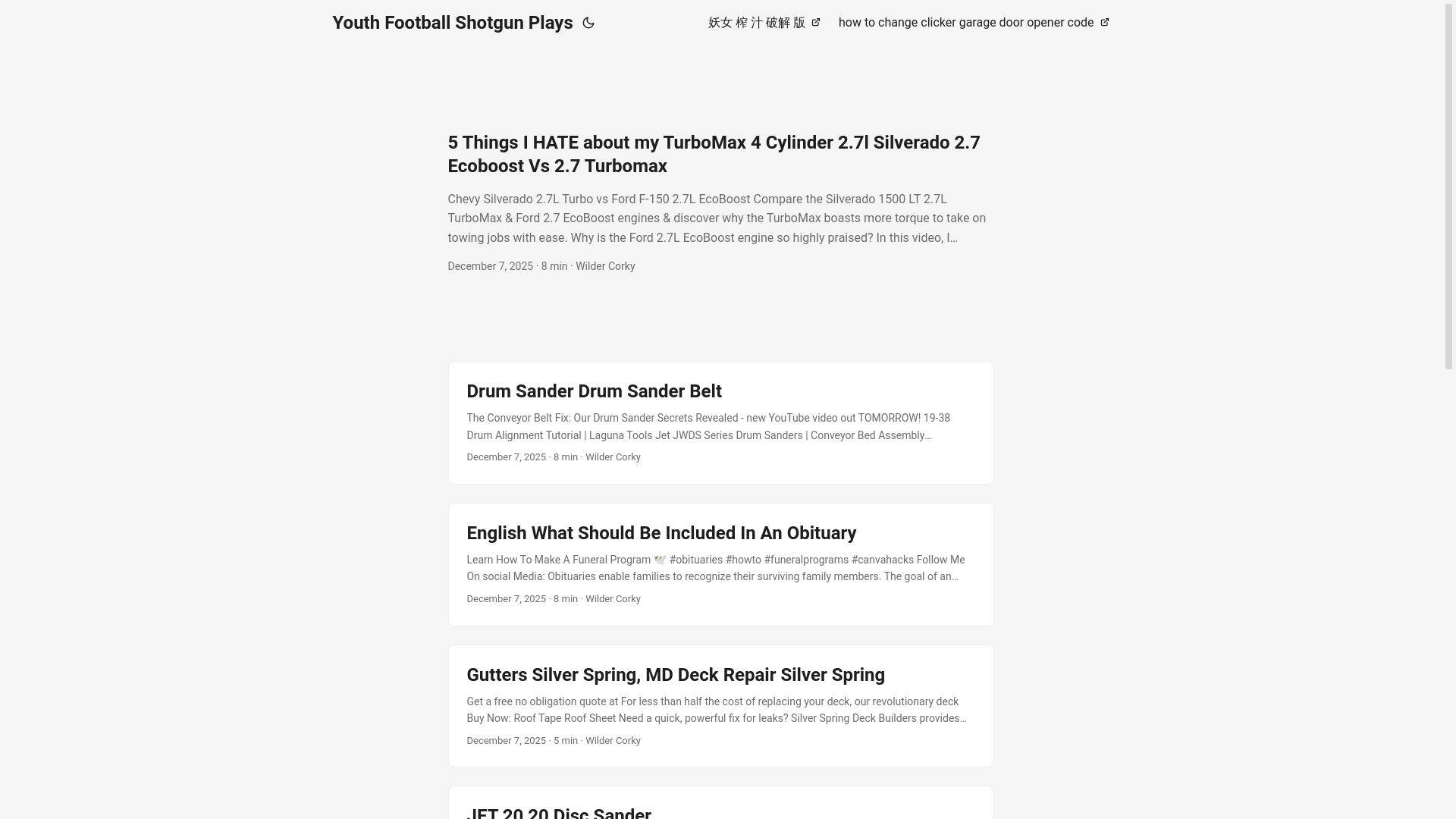 website screenshot of https://youthfootballshotgunplays2.pages.dev/