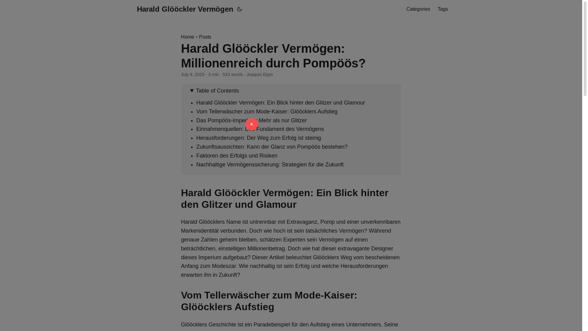 website screenshot of https://harald-gloockler-vermogen.pages.dev/