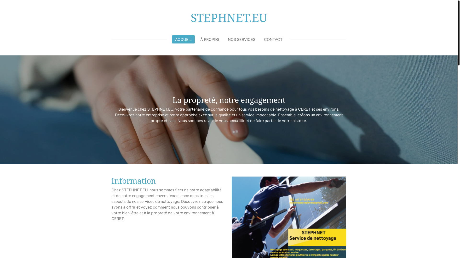 website screenshot of https://stephnet.eu/
