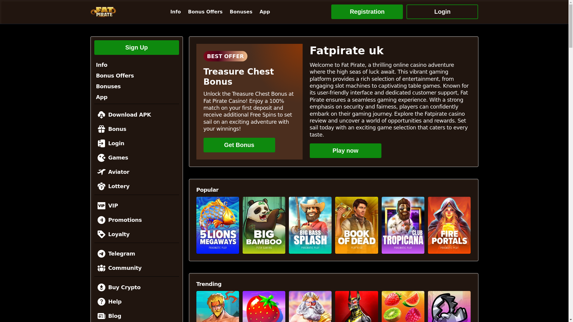 website screenshot of https://fatpirateuk.pages.dev/