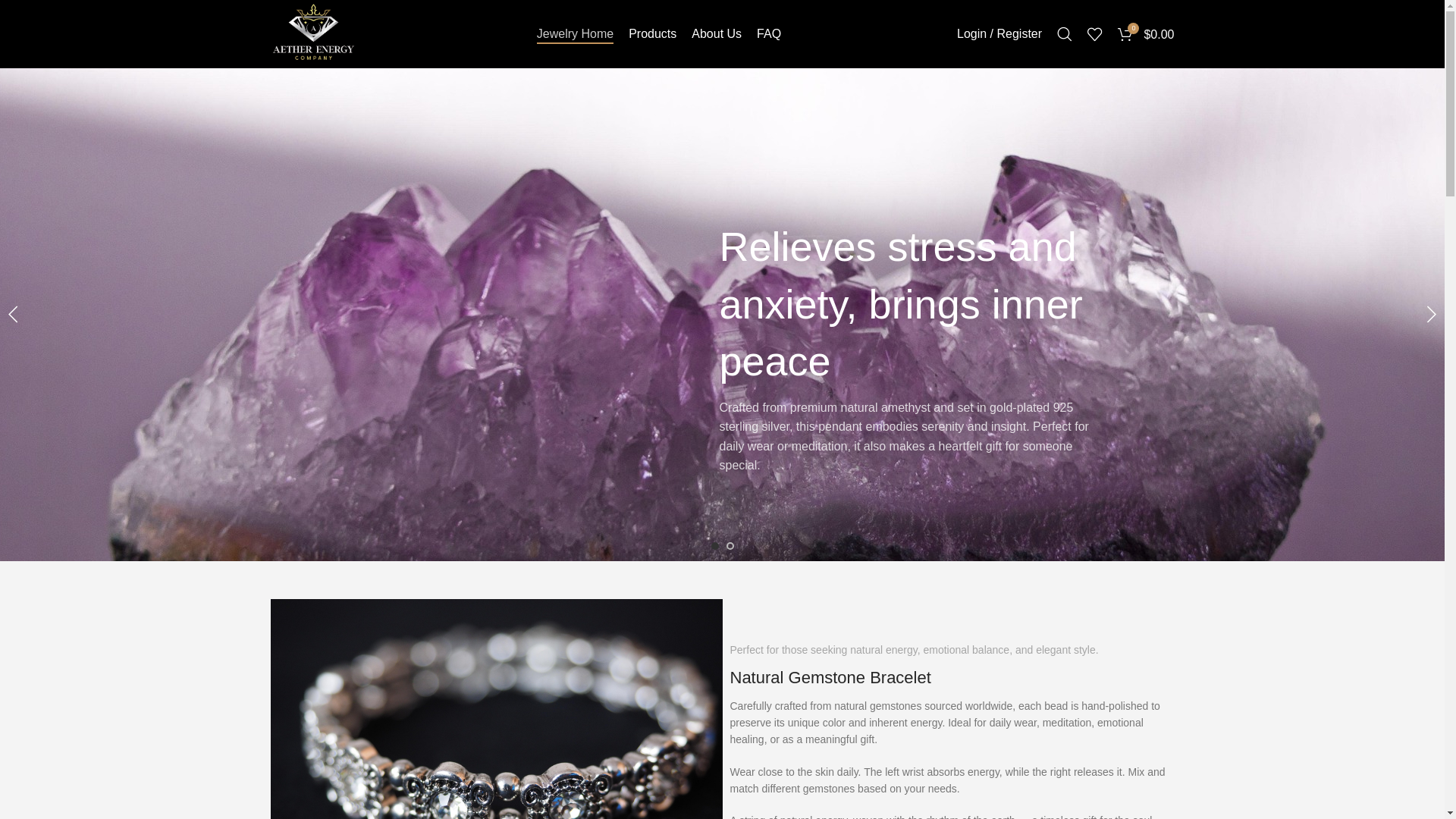 website screenshot of https://aetherenergy.shop/