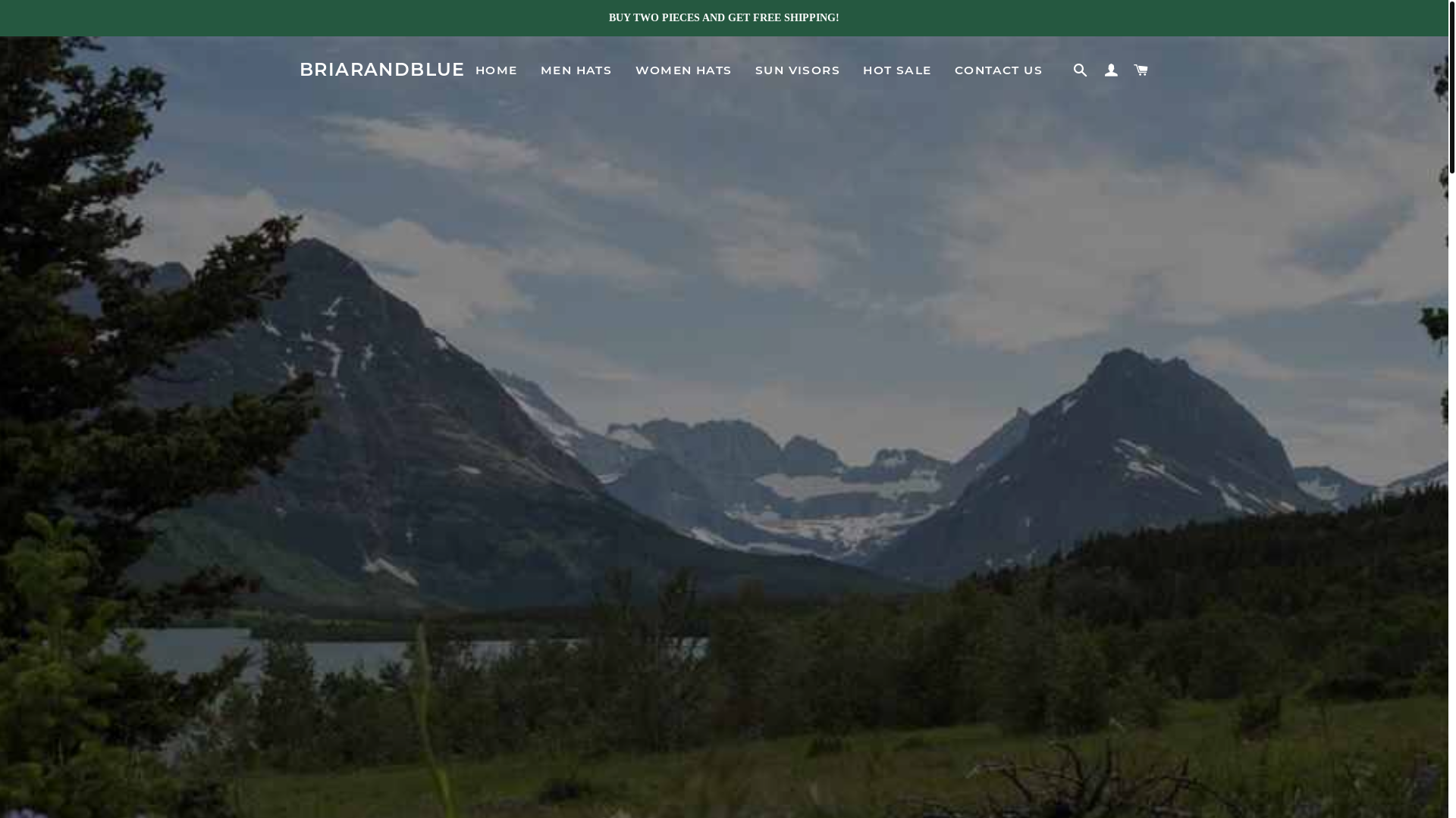 website screenshot of https://briarandblue.shop/